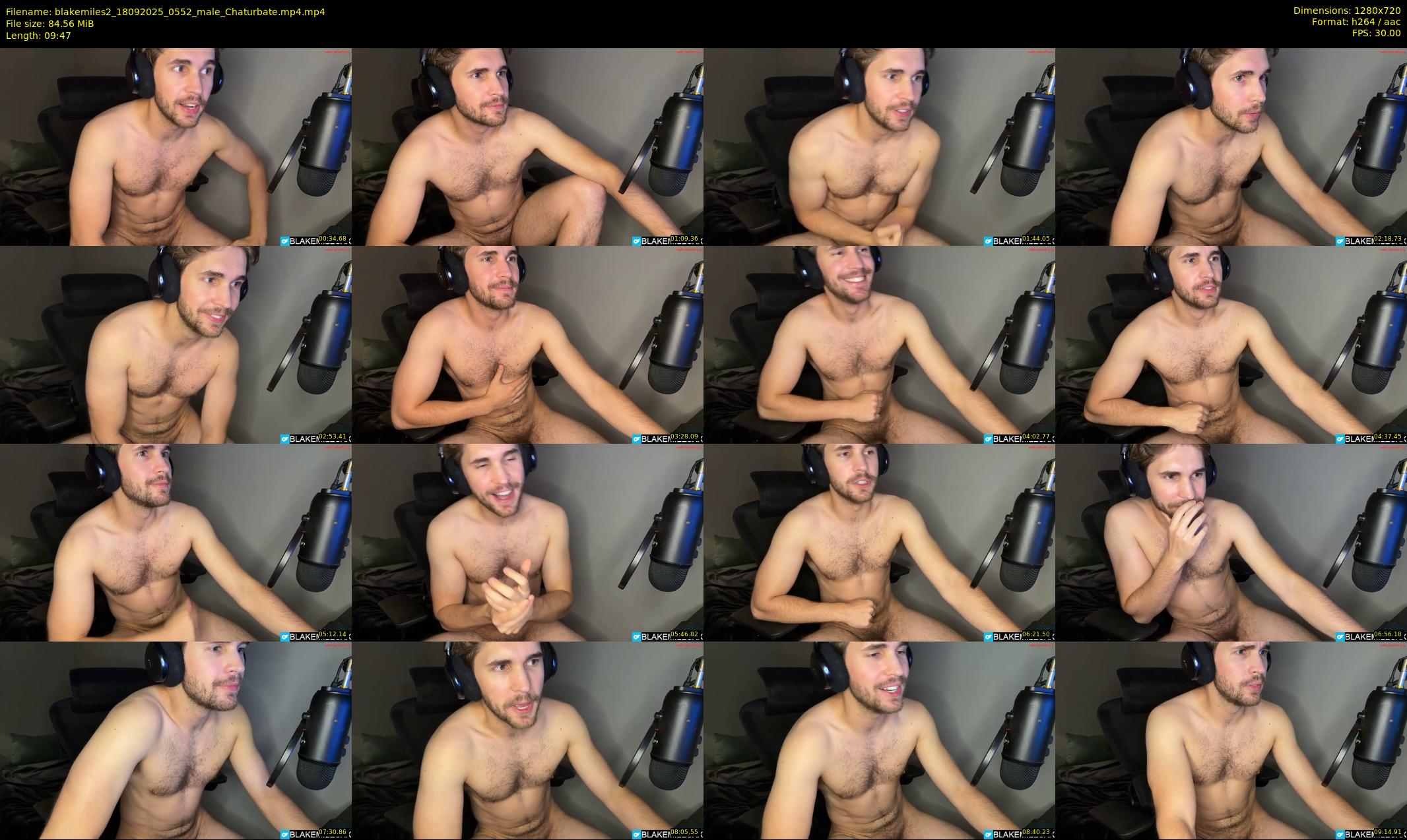 blakemiles2 — 10 minute Chaturbate male cam show recording, 720p, Sep 18, 2025