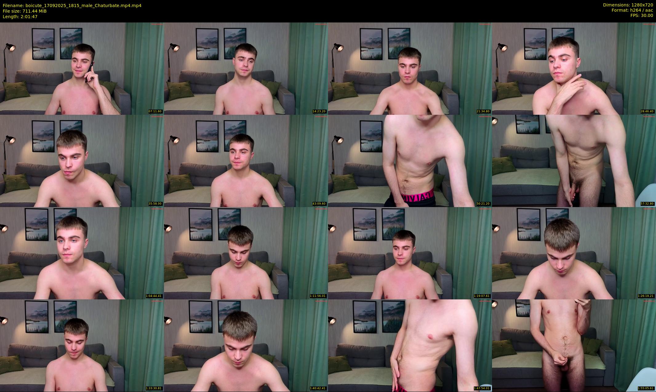 boicute — 122 minute Chaturbate male cam show recording, 720p, Sep 17, 2025