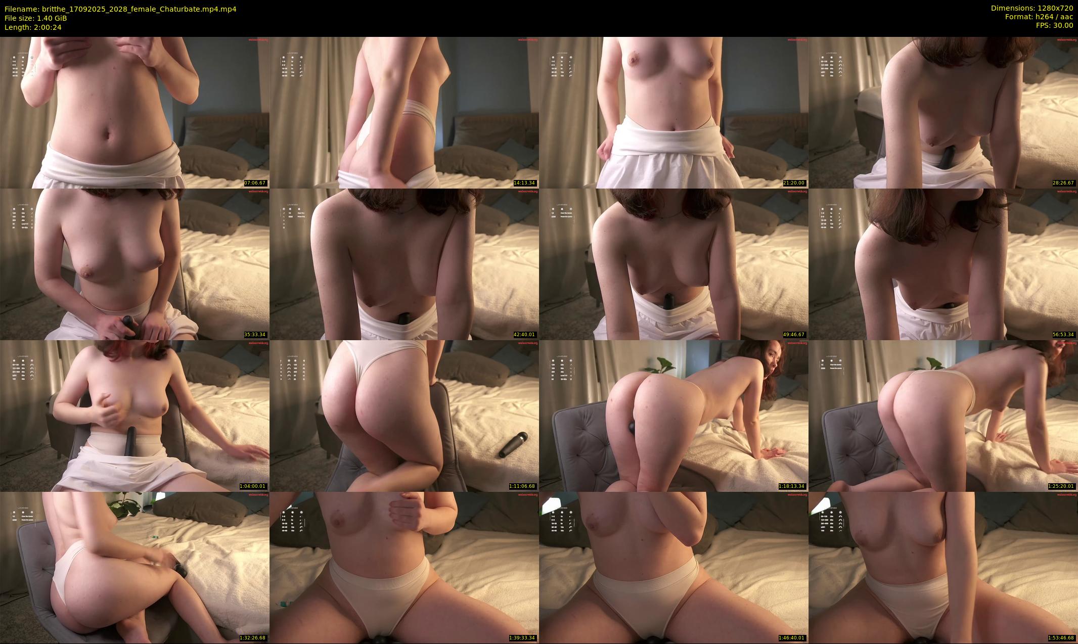 britthe — 121 minute Chaturbate female cam show recording, 720p, Sep 17, 2025