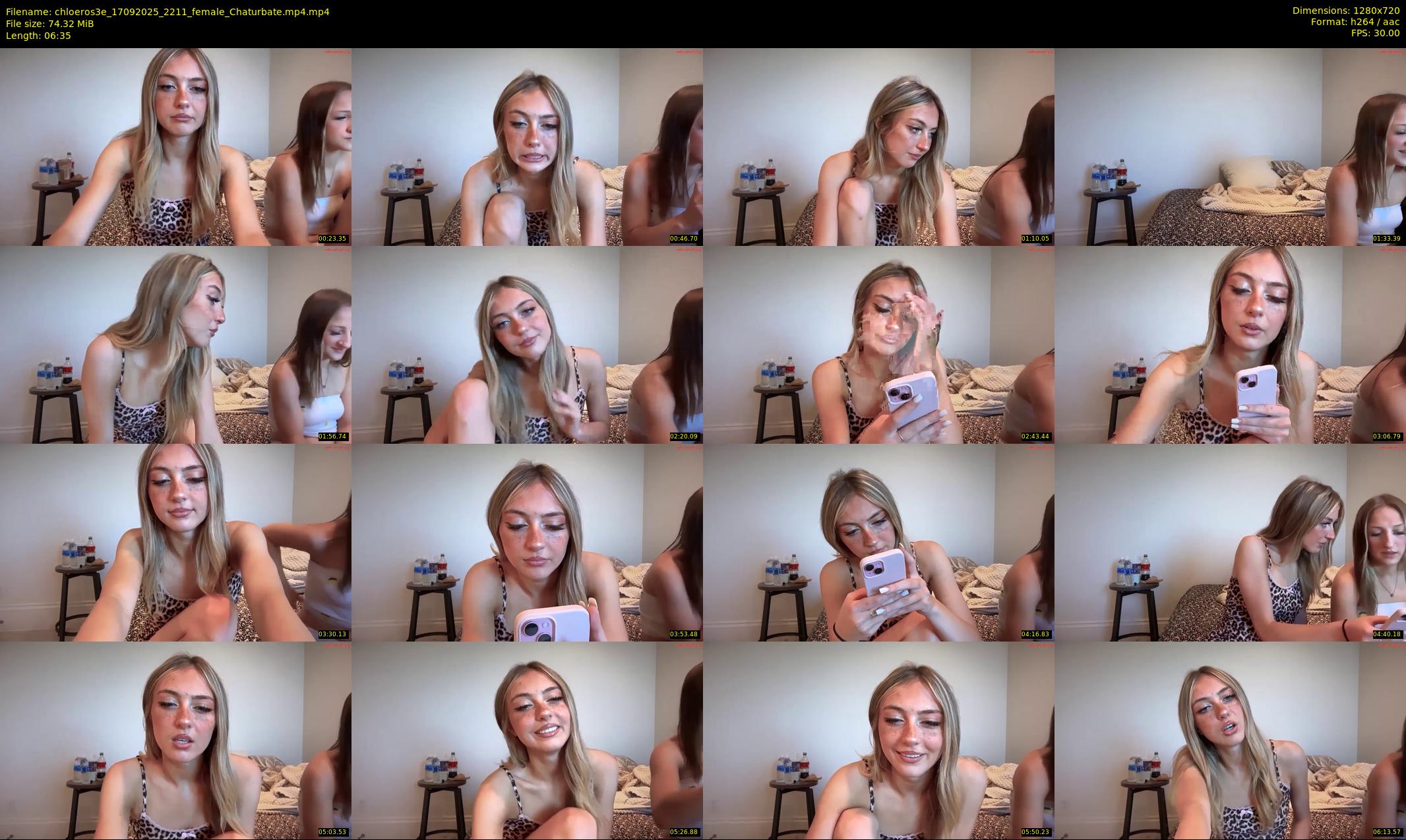 chloeros3e — 7 minute Chaturbate female cam show recording, 720p, Sep 17, 2025