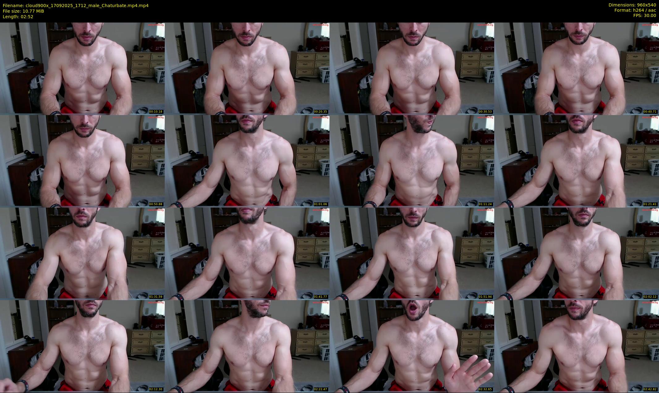 cloud900x — 3 minute Chaturbate male cam show recording, 480p, Sep 17, 2025
