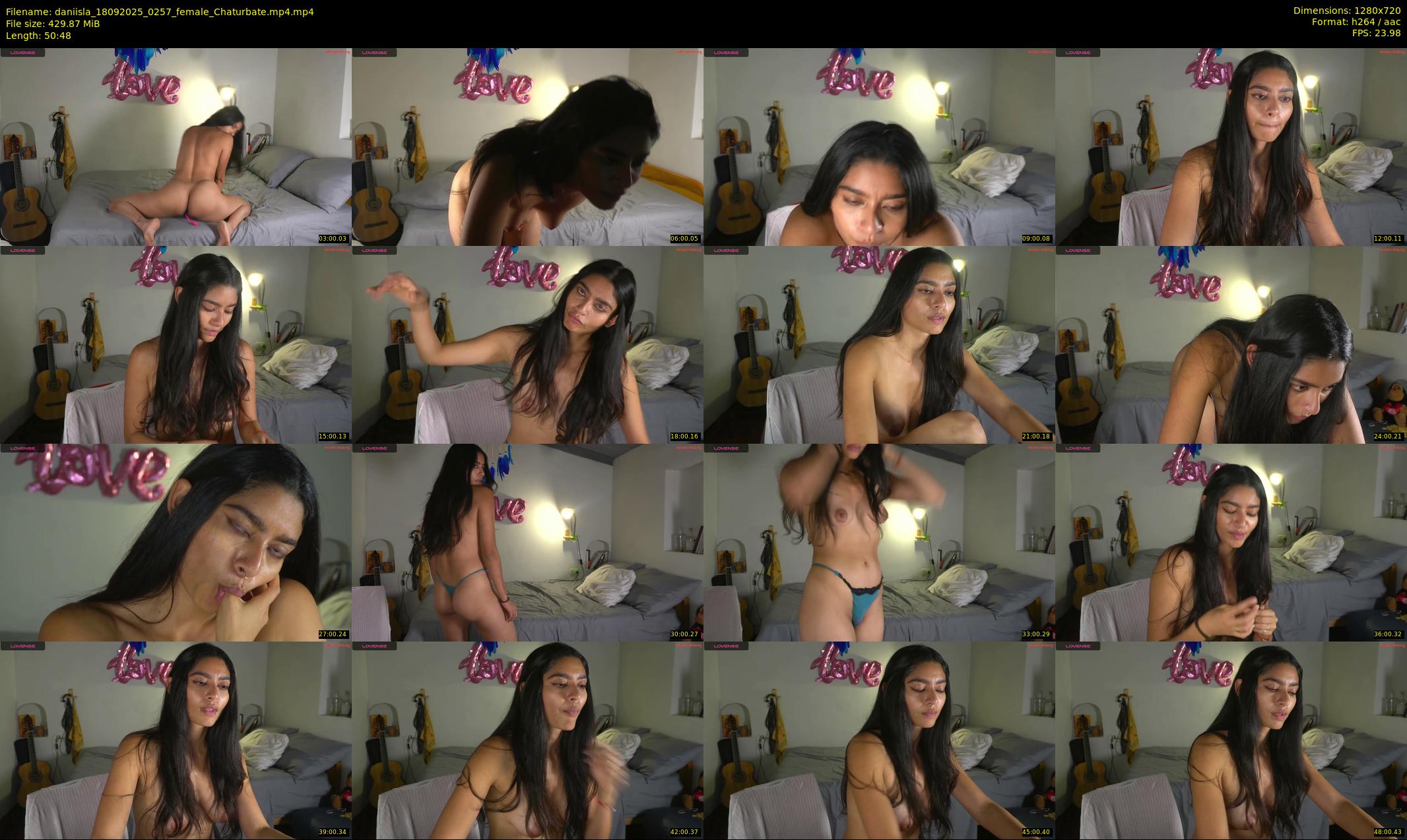 daniisla — 51 minute Chaturbate female cam show recording, 720p, Sep 18, 2025