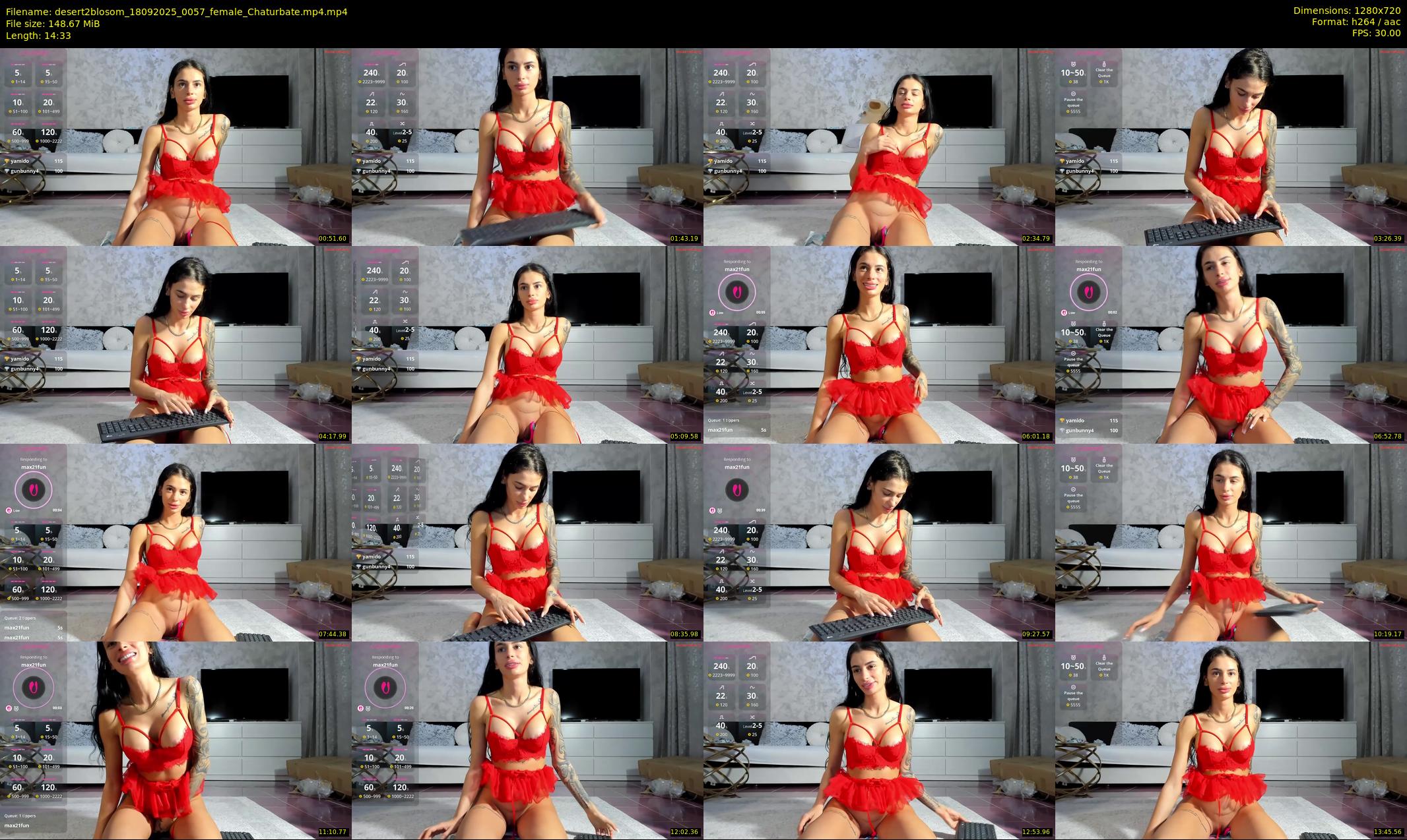 desert2blosom — 15 minute Chaturbate female cam show recording, 720p, Sep 18, 2025