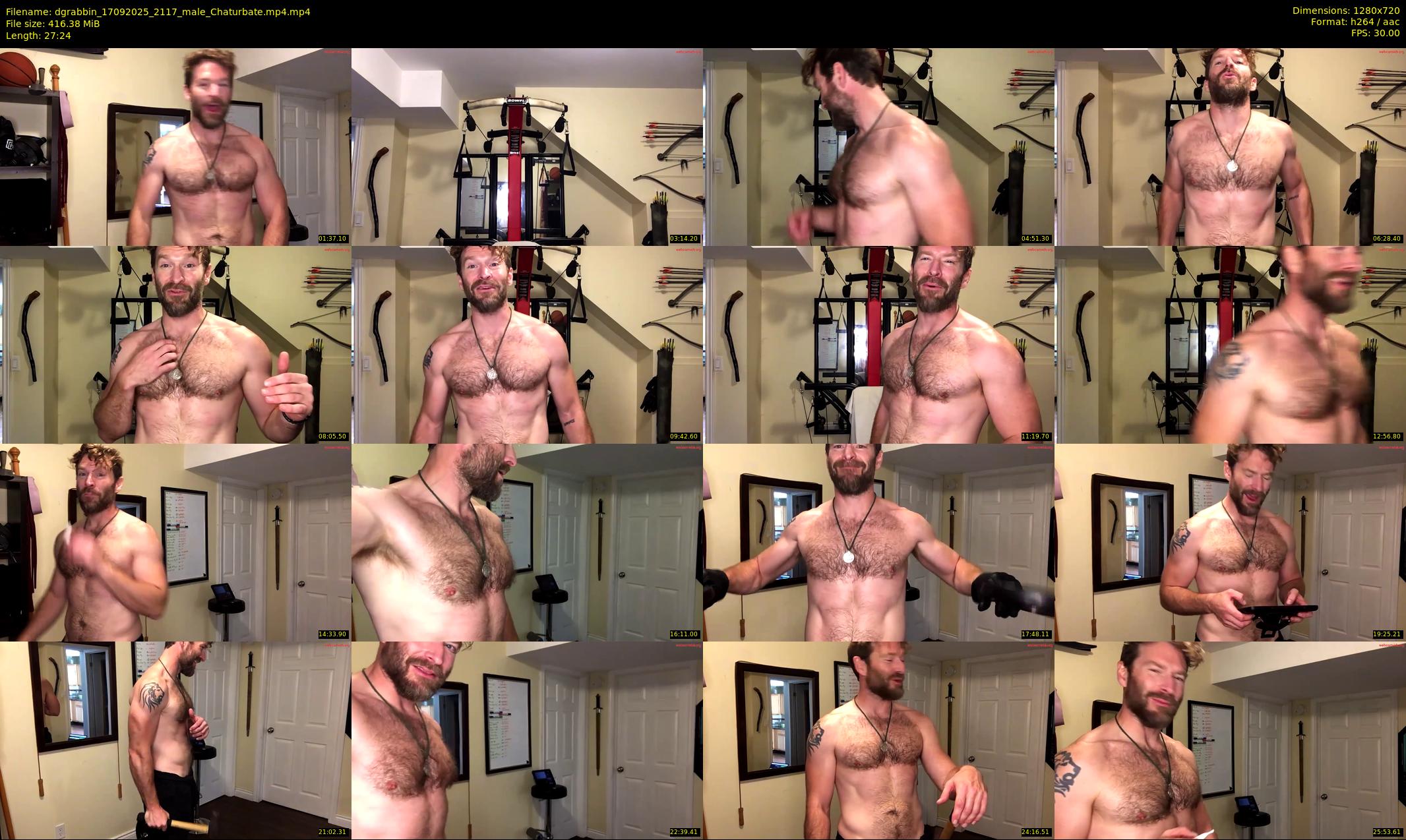 dgrabbin — 28 minute Chaturbate male cam show recording, 720p, Sep 17, 2025