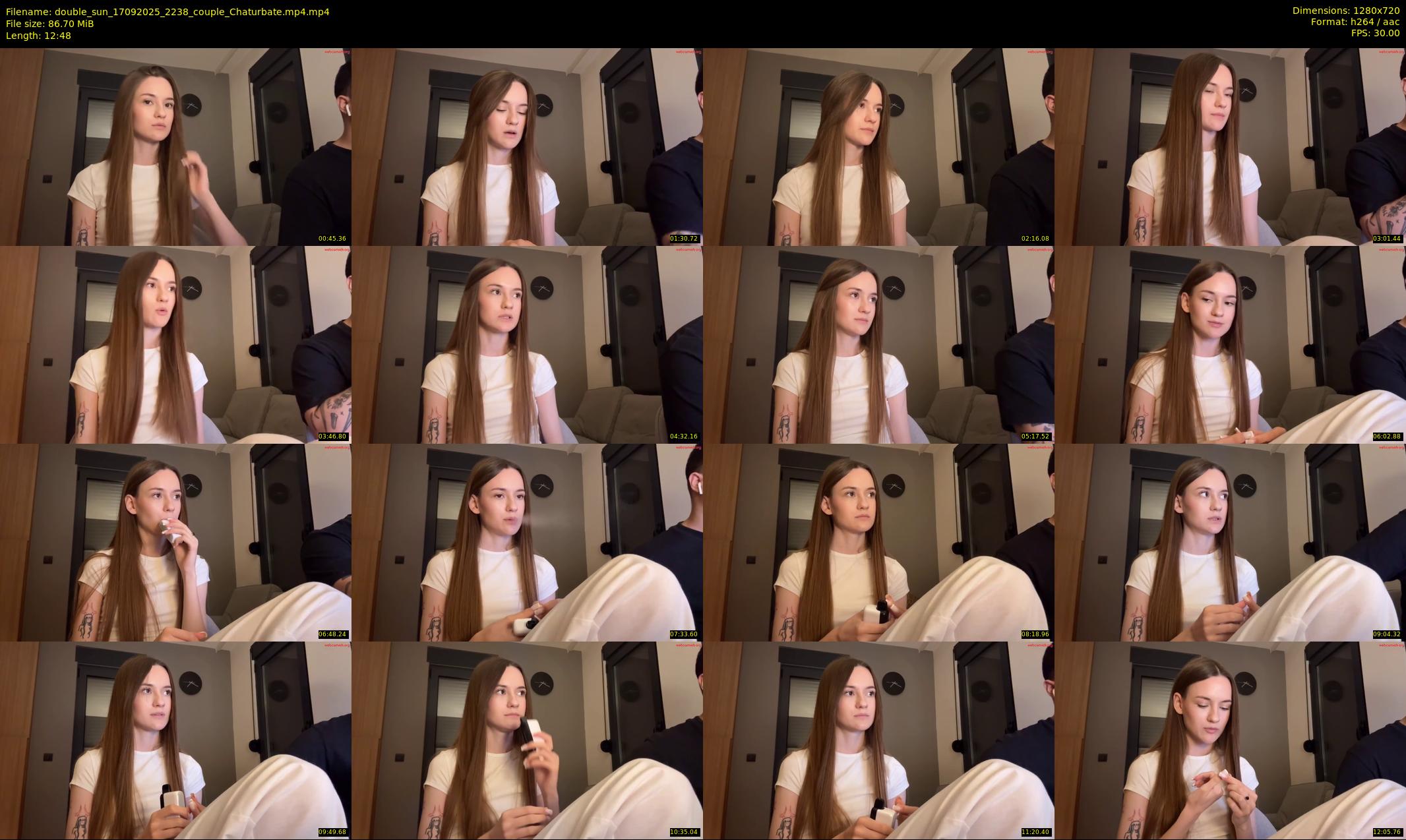 double_sun — 13 minute Chaturbate couple cam show recording, 720p, Sep 17, 2025