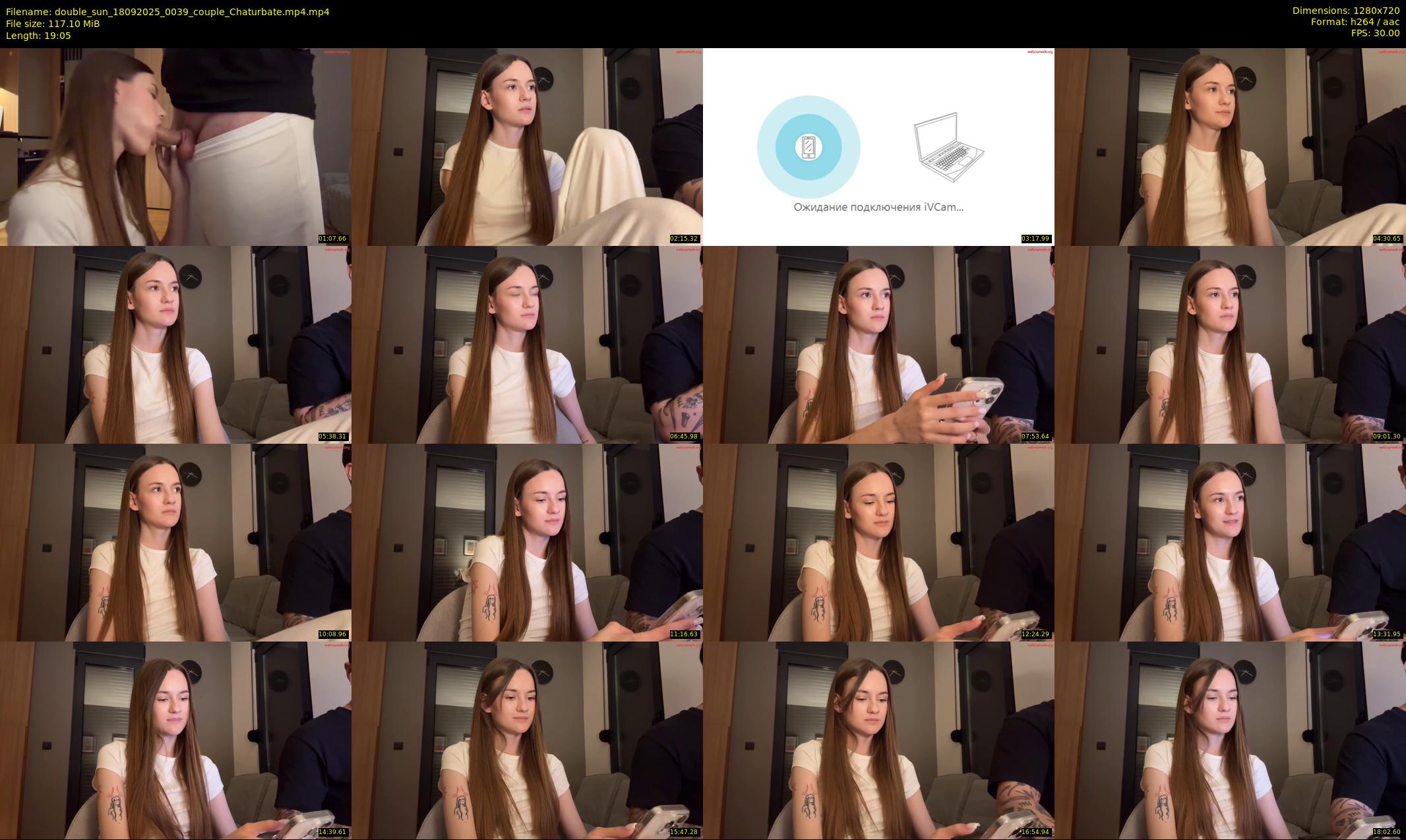 double_sun — 20 minute Chaturbate couple cam show recording, 720p, Sep 18, 2025
