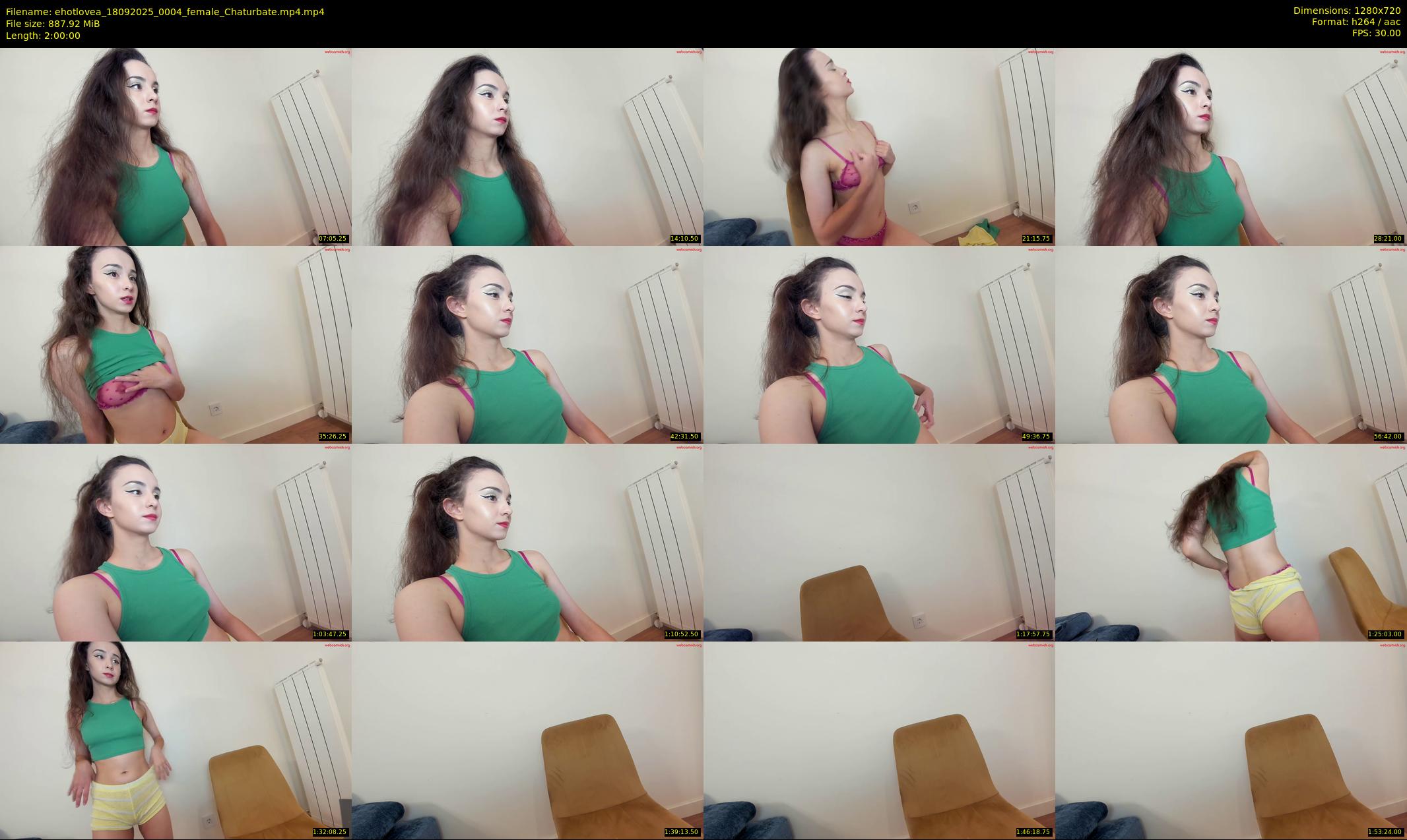 ehotlovea — 120 minute Chaturbate female cam show recording, 720p, Sep 18, 2025