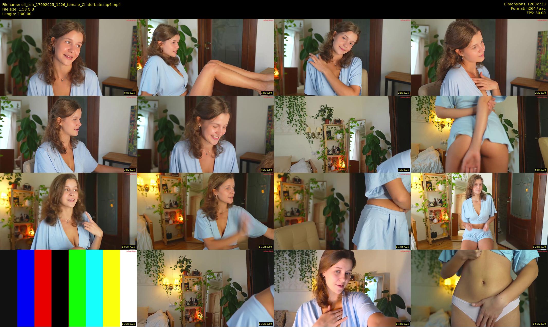 eli_sun — 120 minute Chaturbate female cam show recording, 720p, Sep 17, 2025