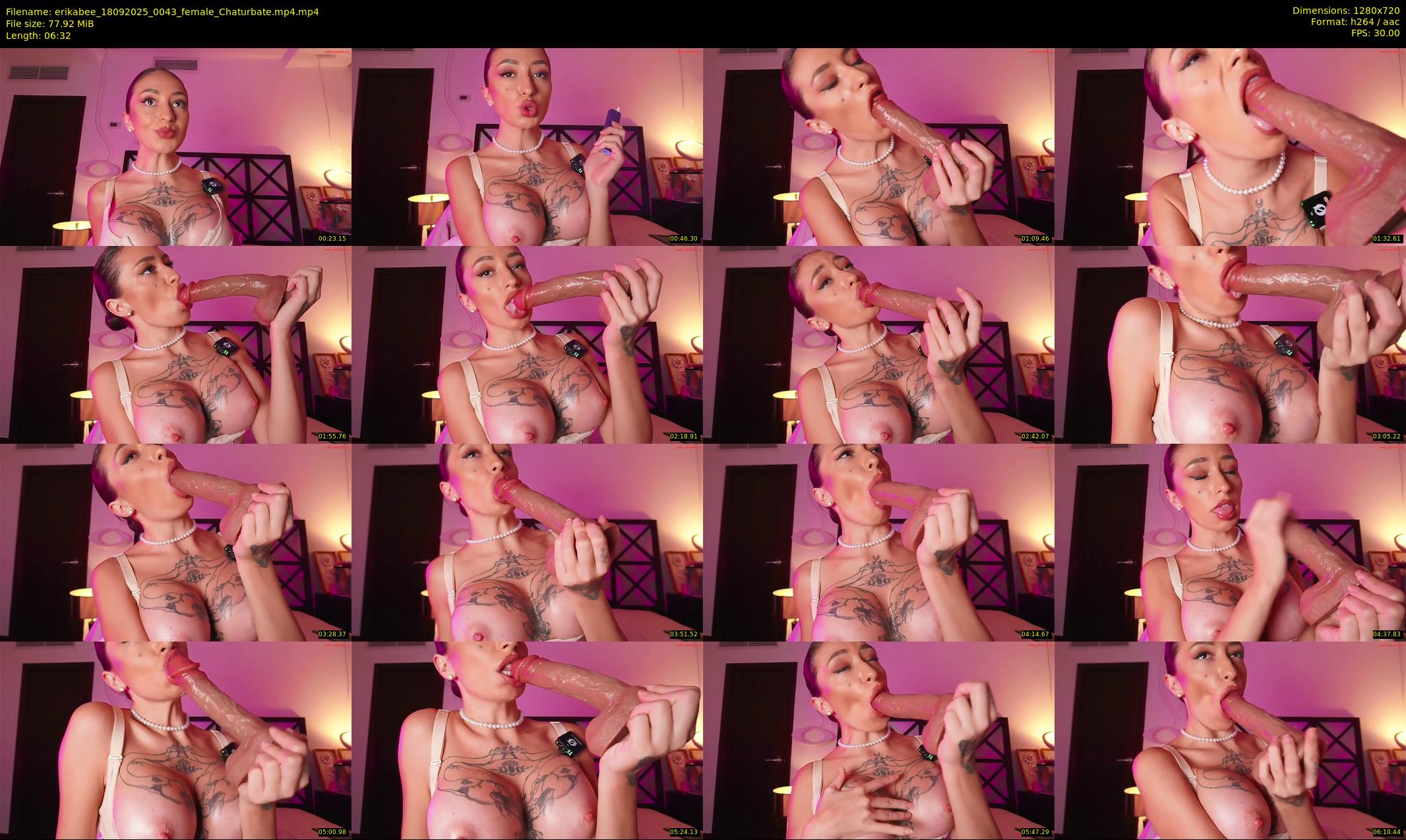 erikabee — 7 minute Chaturbate female cam show recording, 720p, Sep 18, 2025
