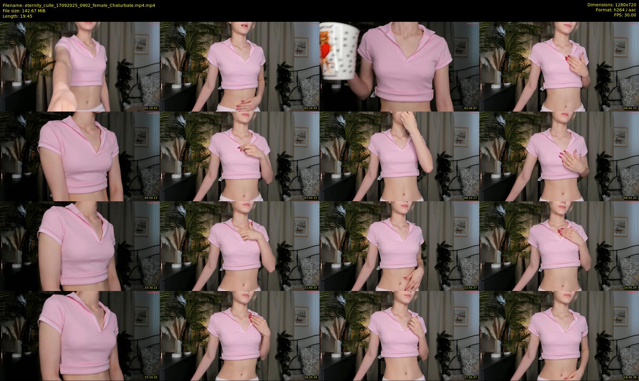 eternity_cuite — 20 minute Chaturbate female cam show recording, 720p, Sep 17, 2025