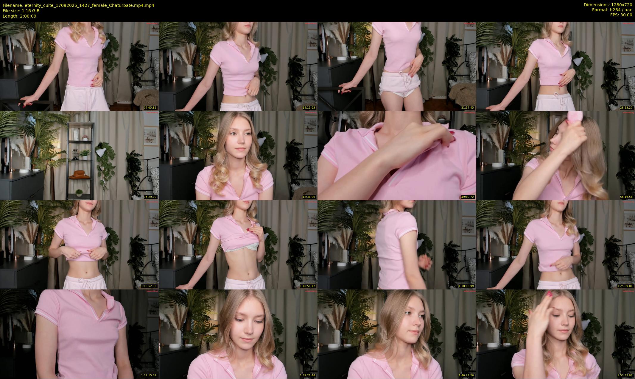 eternity_cuite — 121 minute Chaturbate female cam show recording, 720p, Sep 17, 2025