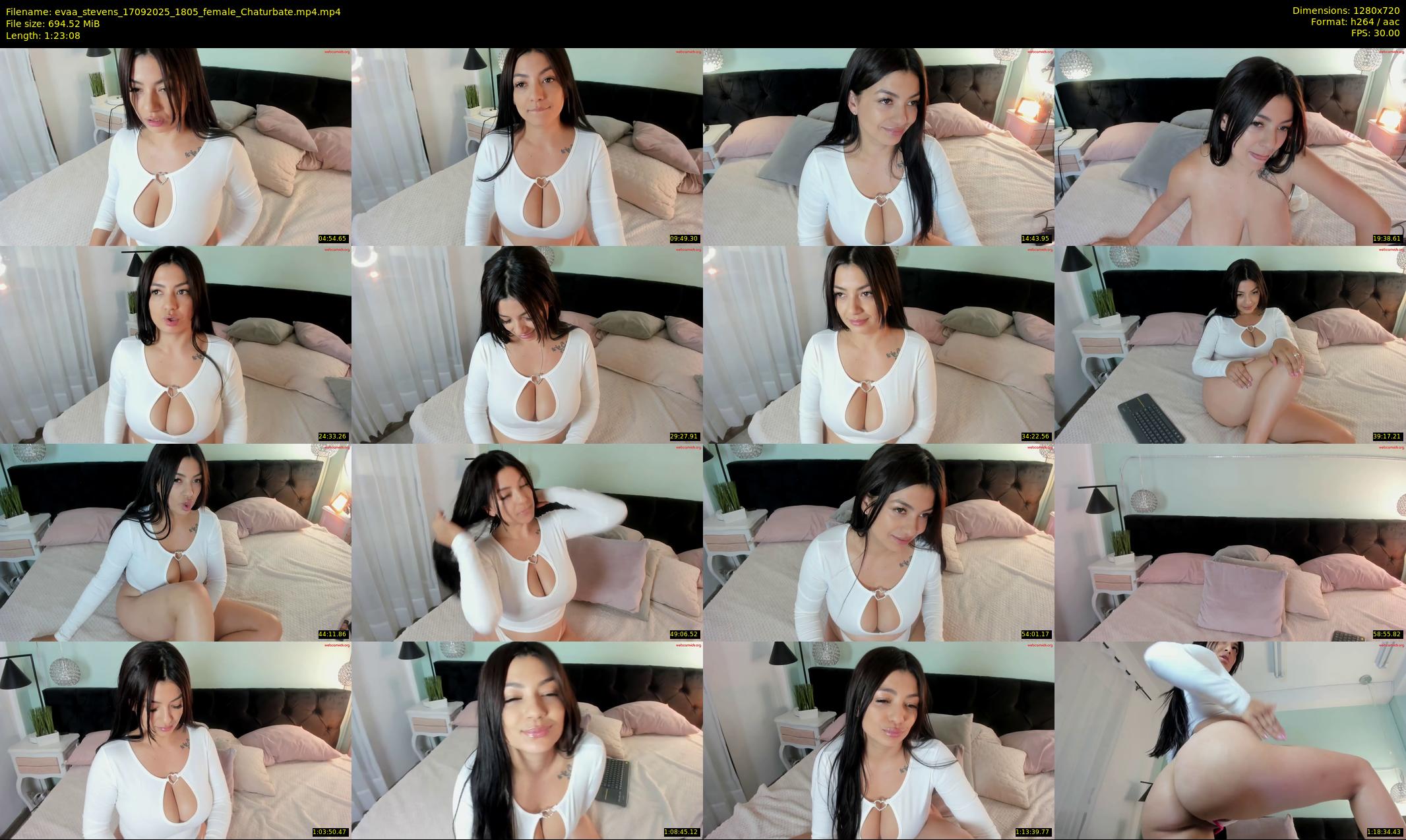evaa_stevens — 84 minute Chaturbate female cam show recording, 720p, Sep 17, 2025