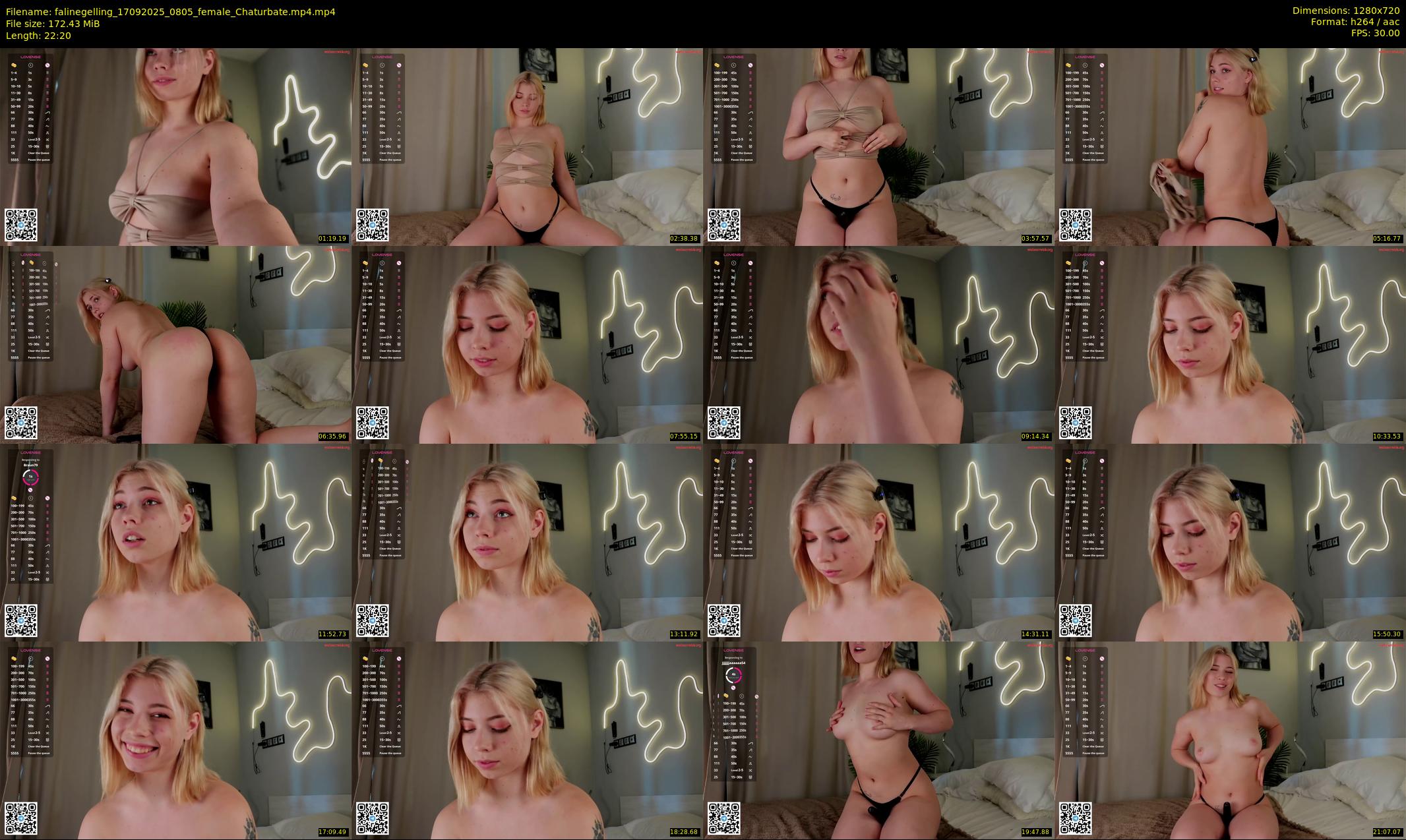 falinegelling — 23 minute Chaturbate female cam show recording, 720p, Sep 17, 2025