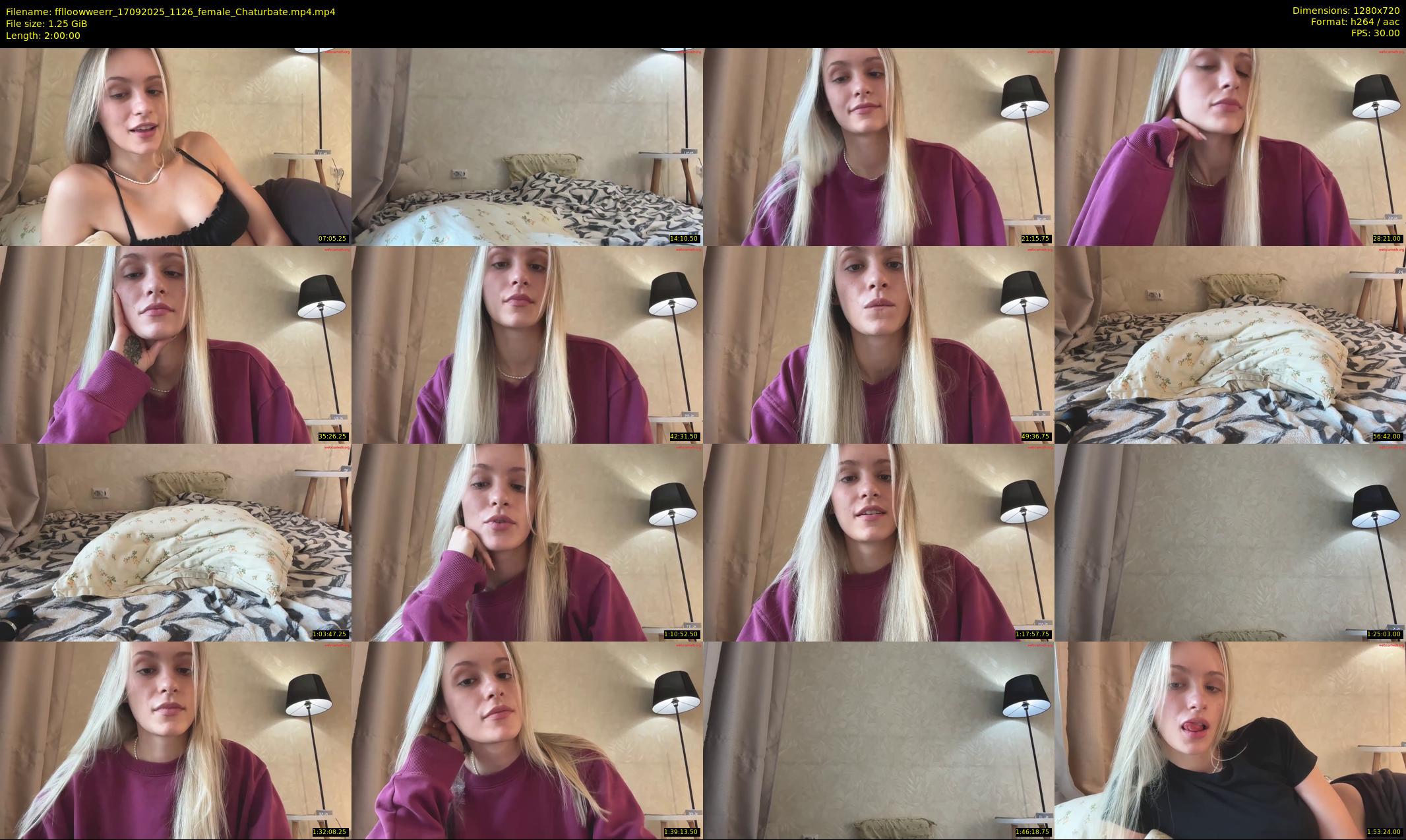 fflloowweerr — 120 minute Chaturbate couple cam show recording, 720p, Sep 17, 2025