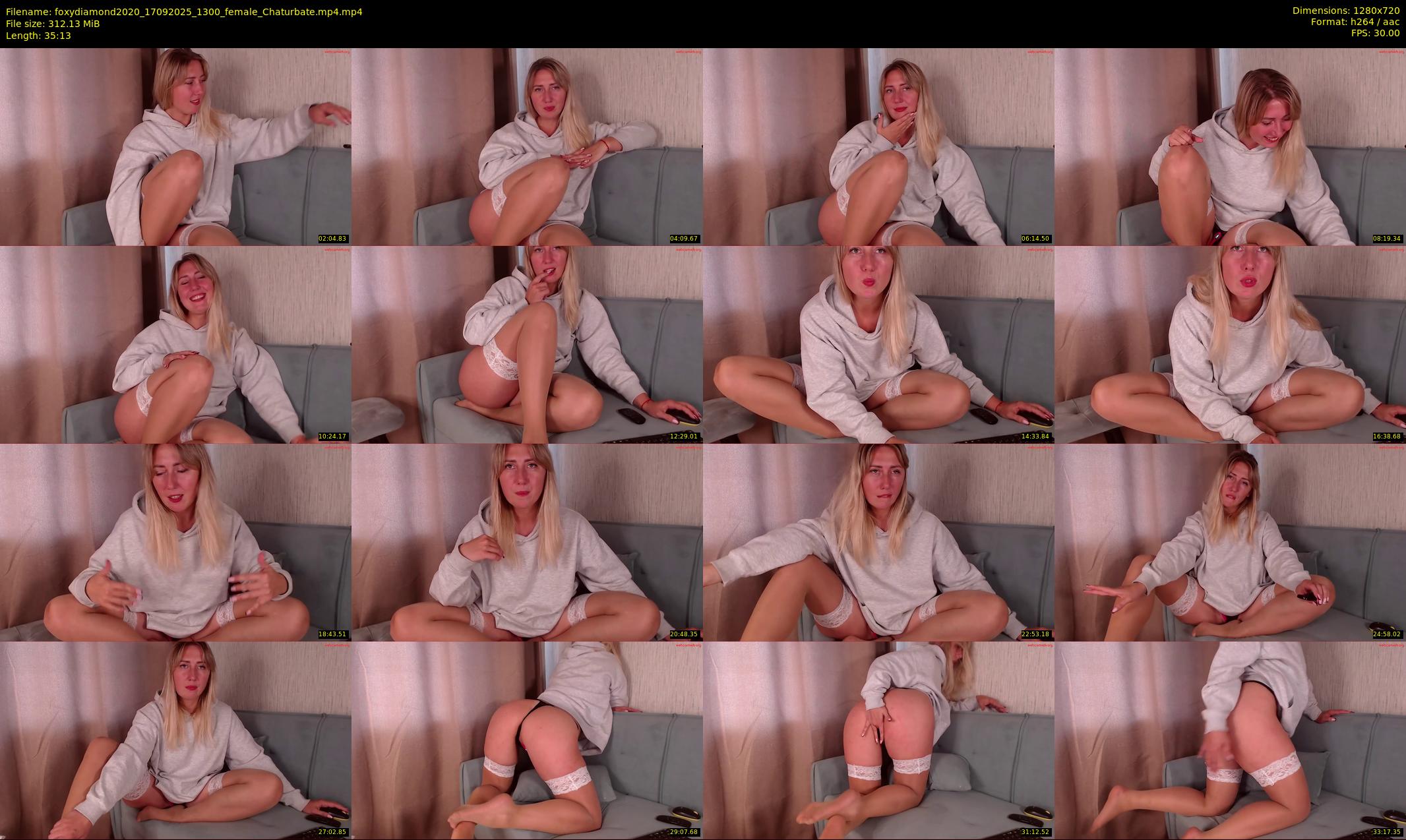 foxydiamond2020 — 36 minute Chaturbate female cam show recording, 720p, Sep 17, 2025