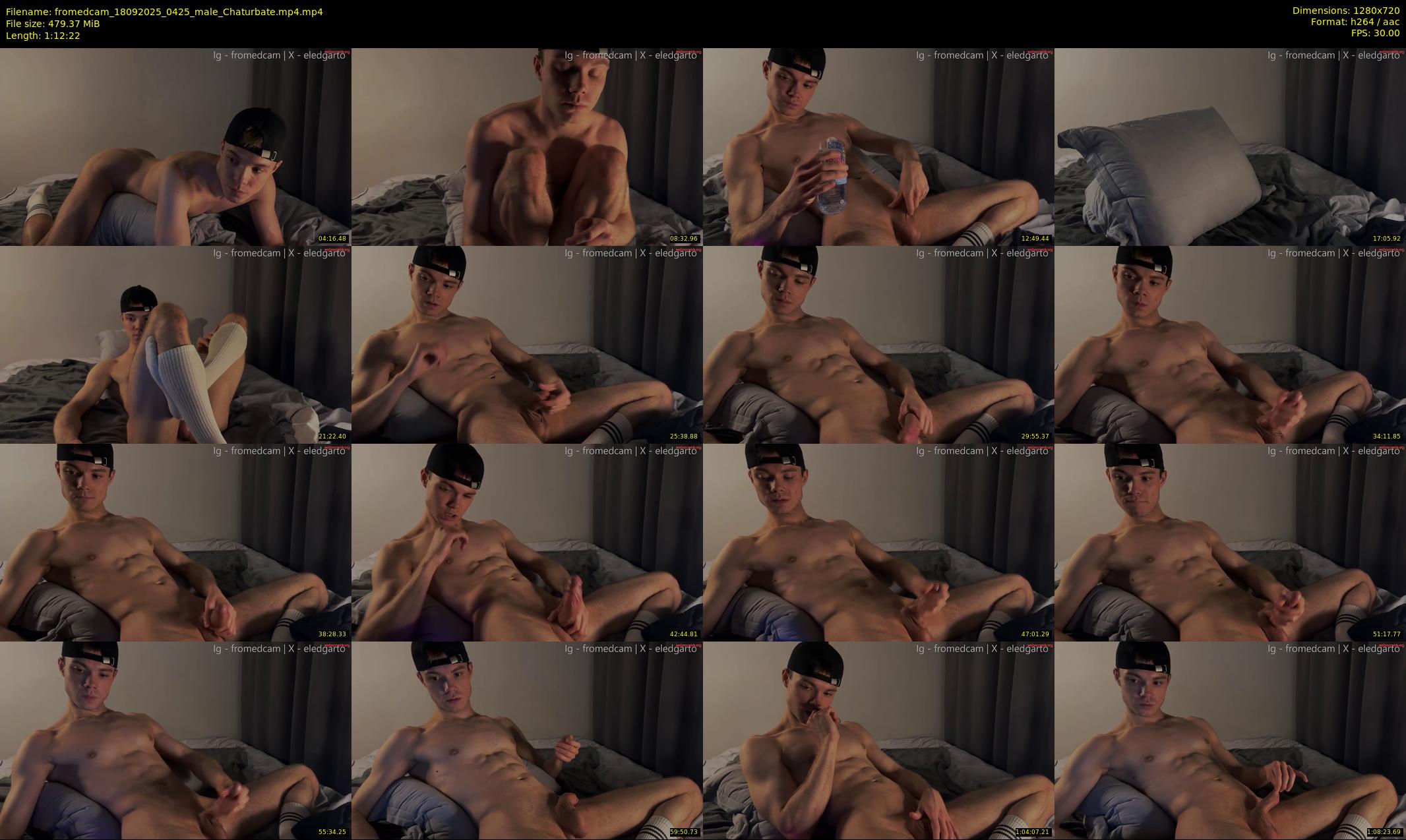 fromedcam — 73 minute Chaturbate male cam show recording, 720p, Sep 18, 2025