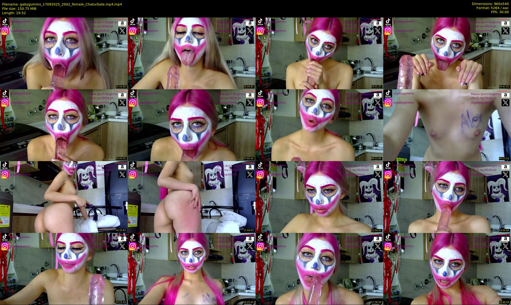 gabygumms — 20 minute Chaturbate female cam show recording, 480p, Sep 17, 2025