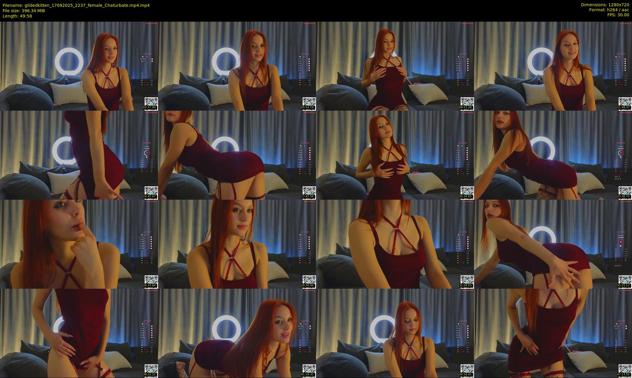 gildedkitten — 50 minute Chaturbate female cam show recording, 720p, Sep 17, 2025