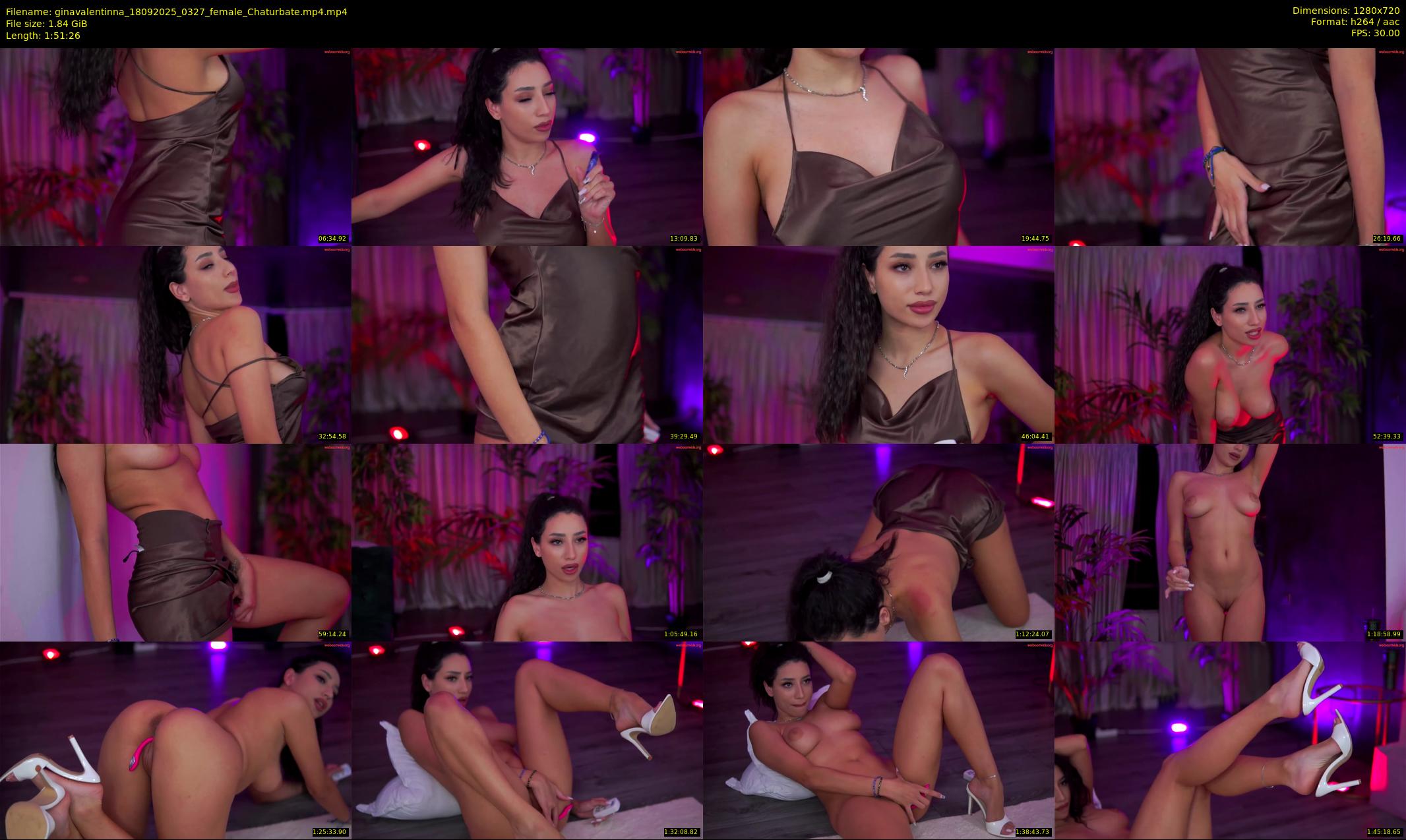 ginavalentinna — 112 minute Chaturbate female cam show recording, 720p, Sep 18, 2025