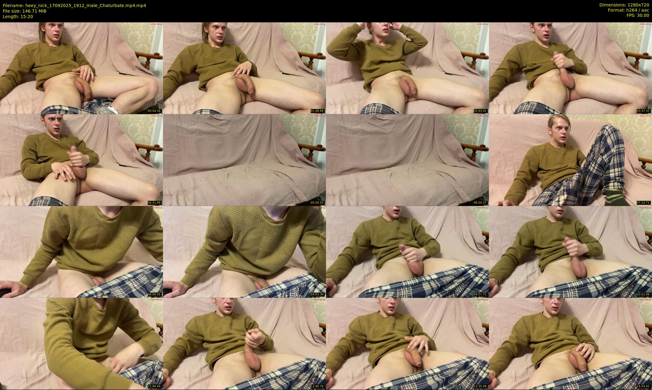 heey_nick — 16 minute Chaturbate male cam show recording, 720p, Sep 17, 2025