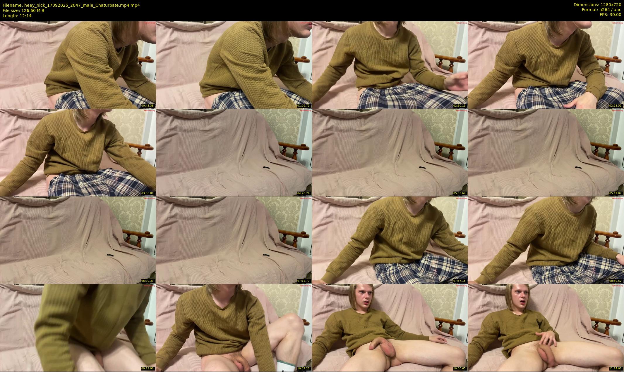 heey_nick — 13 minute Chaturbate male cam show recording, 720p, Sep 17, 2025