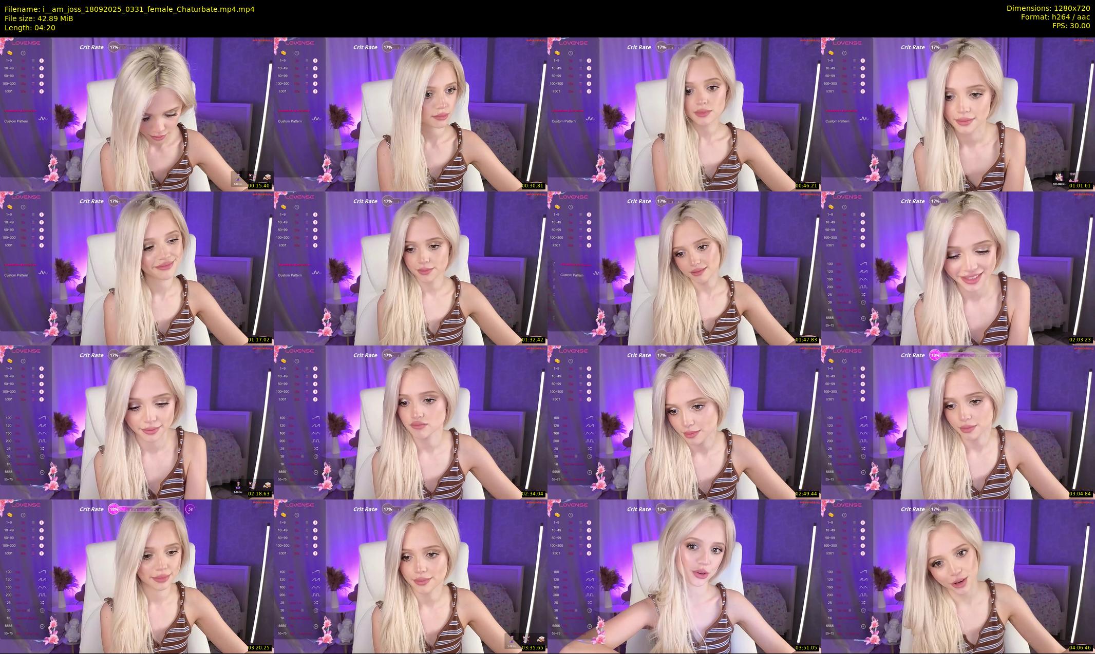 i__am_joss — 5 minute Chaturbate female cam show recording, 720p, Sep 18, 2025