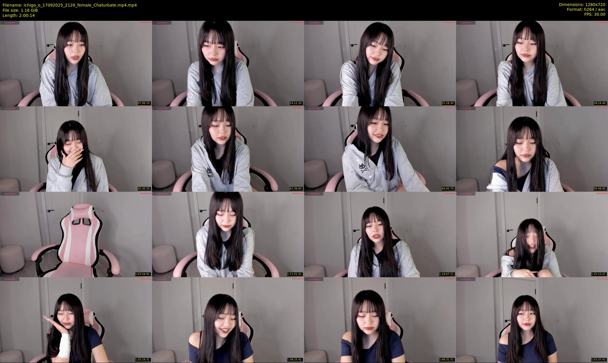 ichigo_o — 121 minute Chaturbate female cam show recording, 720p, Sep 17, 2025
