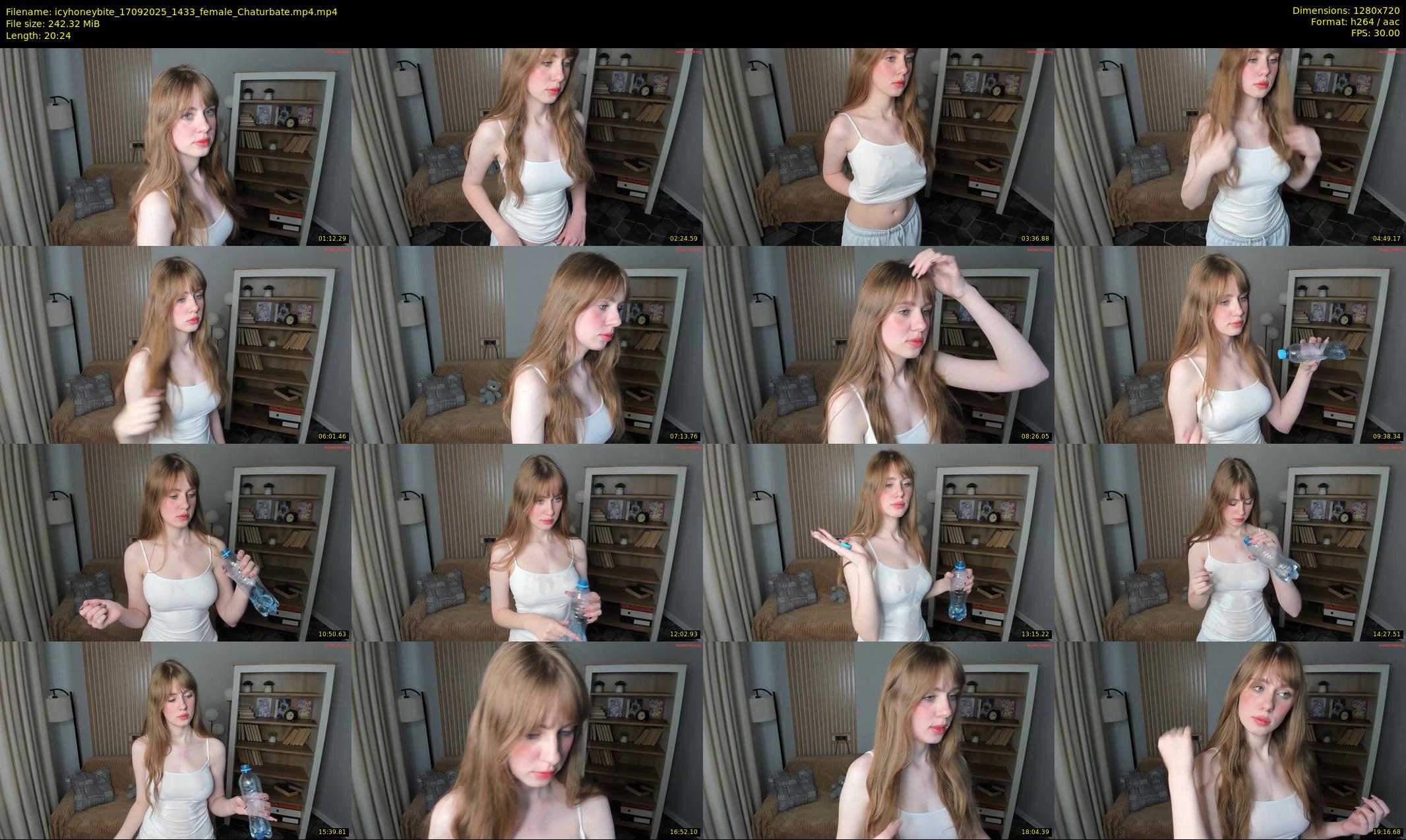 icyhoneybite — 21 minute Chaturbate female cam show recording, 720p, Sep 17, 2025
