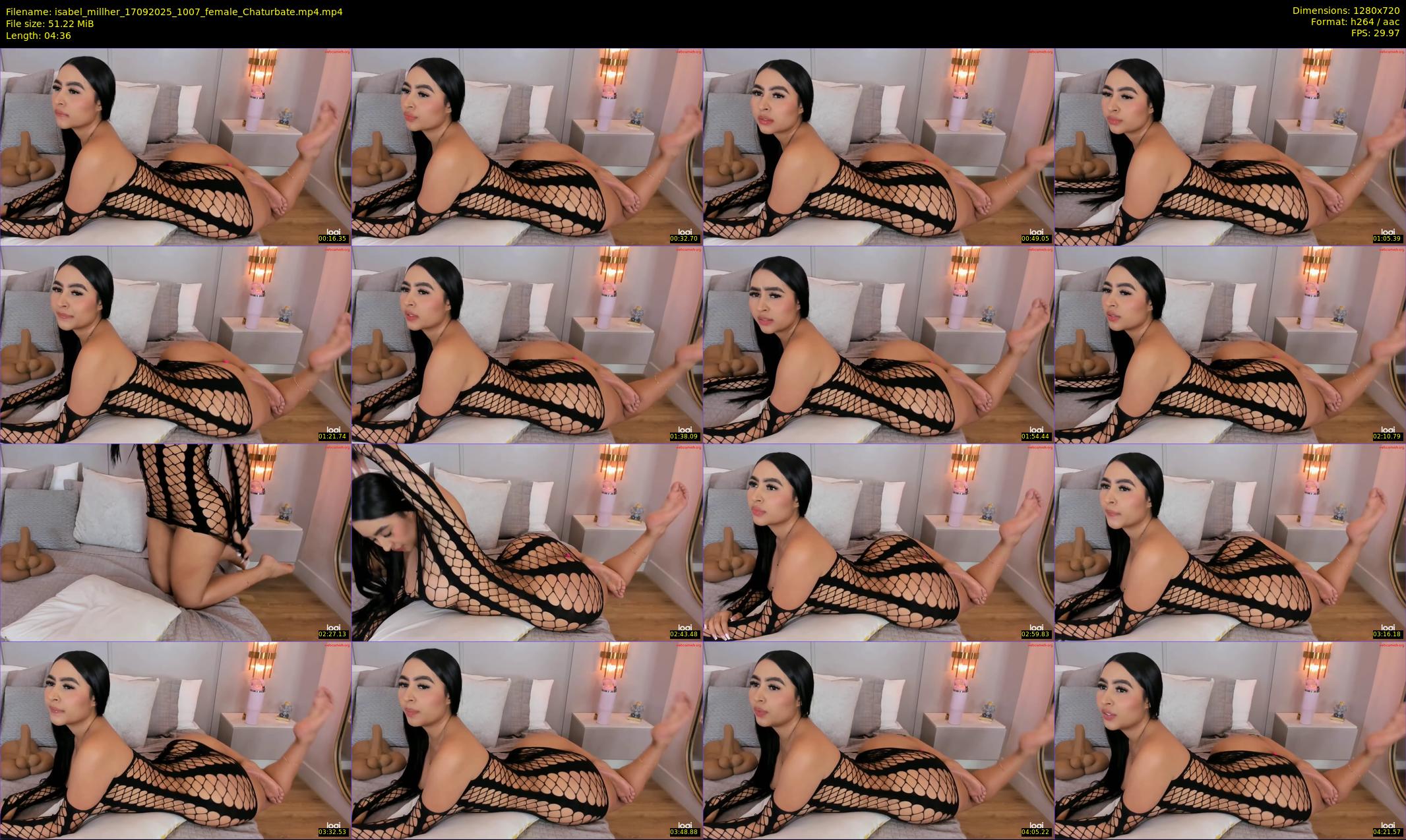 isabel_millher — 5 minute Chaturbate female cam show recording, 720p, Sep 17, 2025