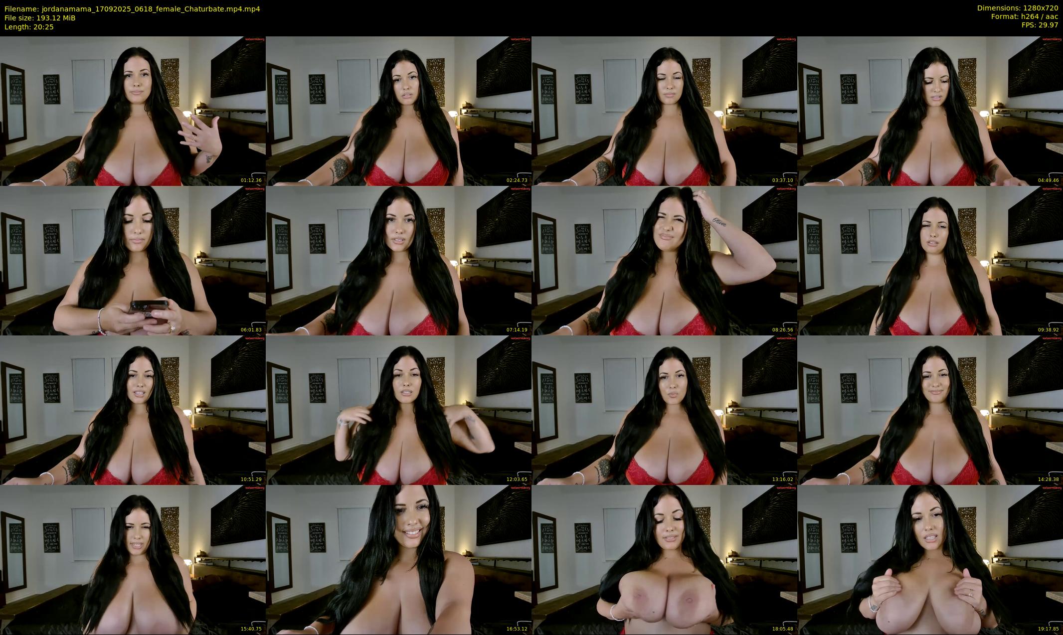 jordanamama — 21 minute Chaturbate couple cam show recording, 720p, Sep 17, 2025