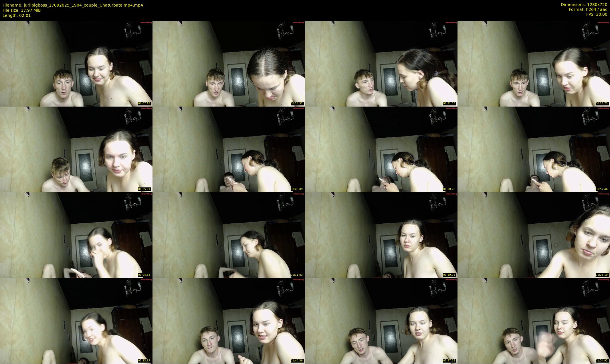 juriibigboss — 3 minute Chaturbate couple cam show recording, 720p, Sep 17, 2025