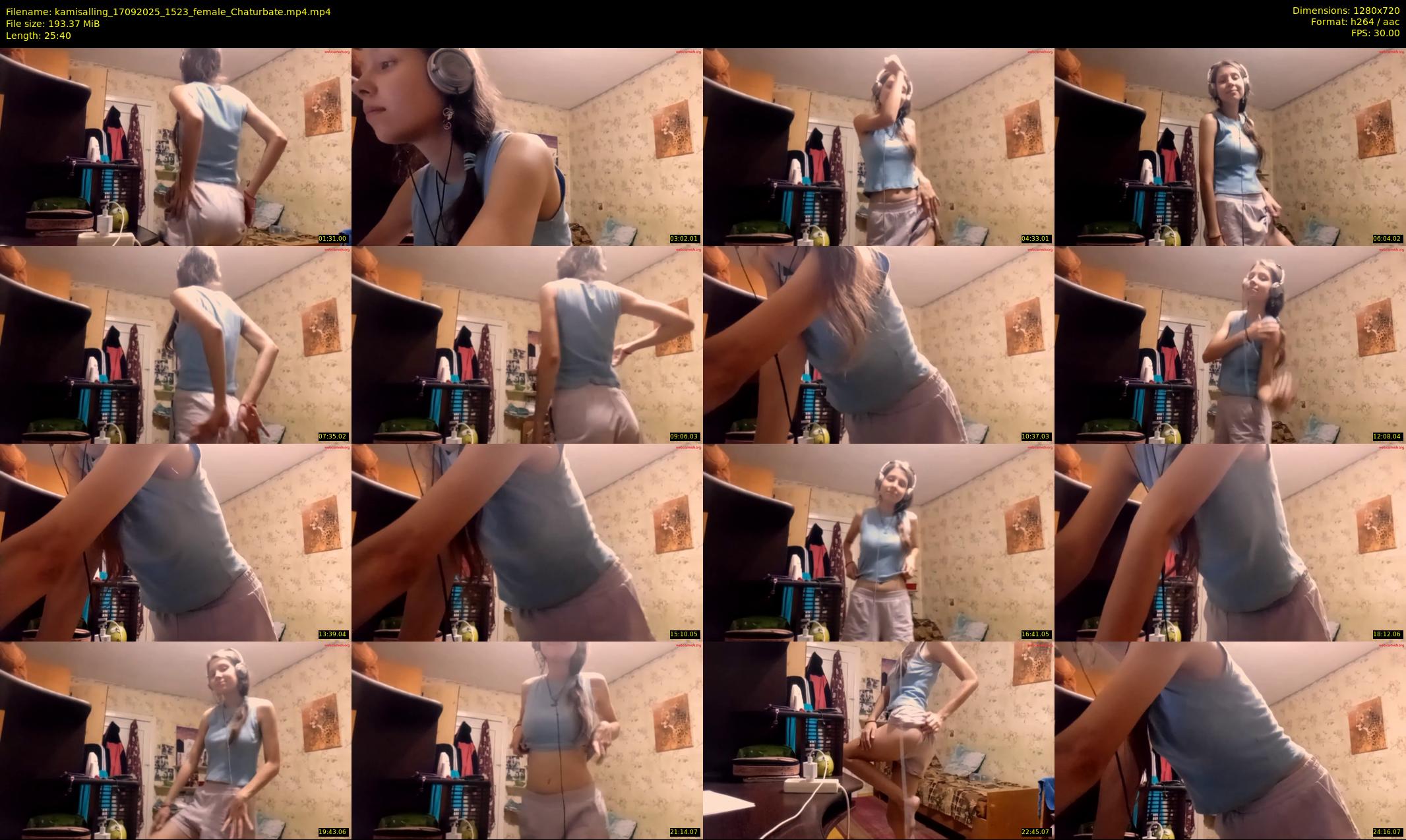 kamisalling — 26 minute Chaturbate female cam show recording, 720p, Sep 17, 2025