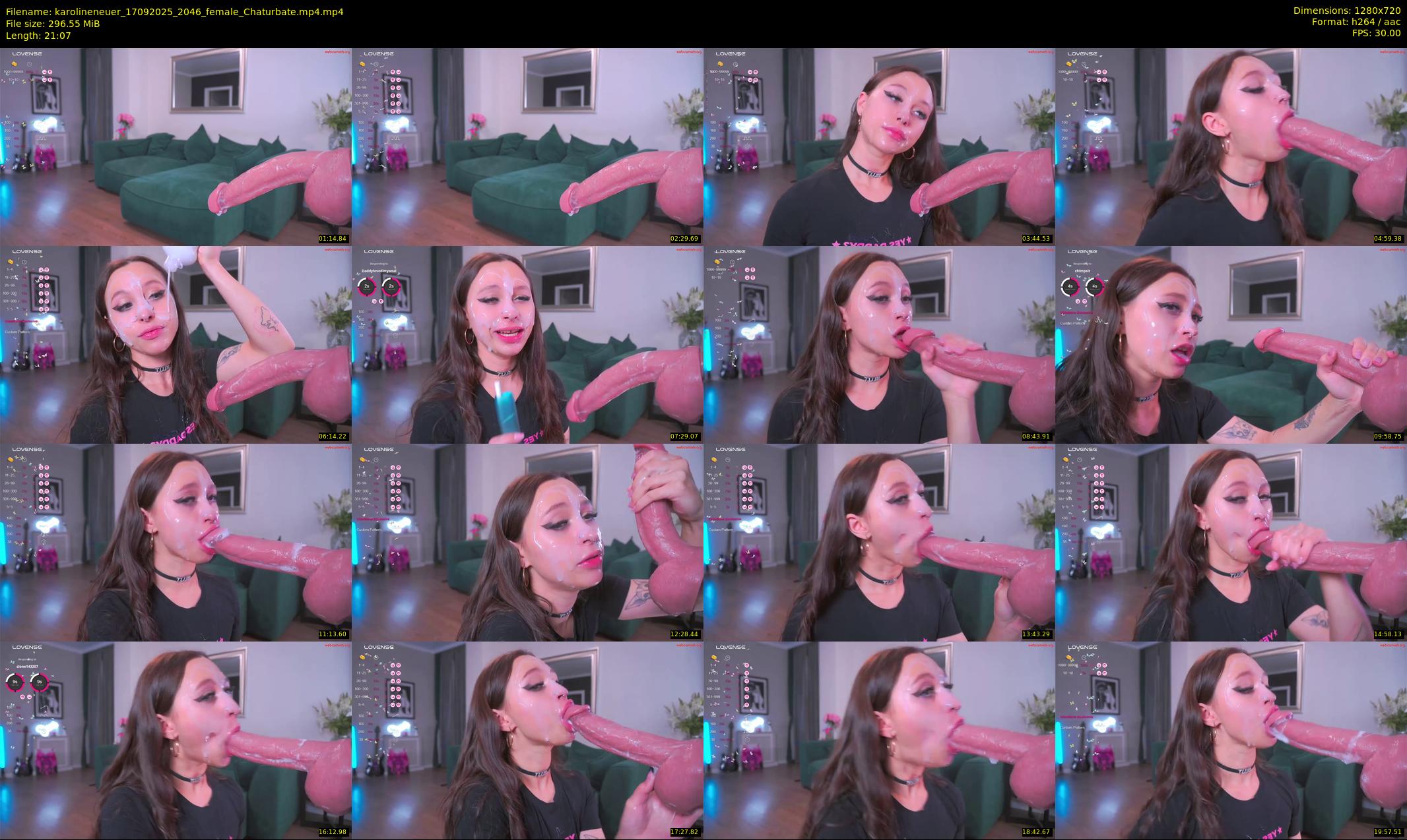 karolineneuer — 22 minute Chaturbate female cam show recording, 720p, Sep 17, 2025