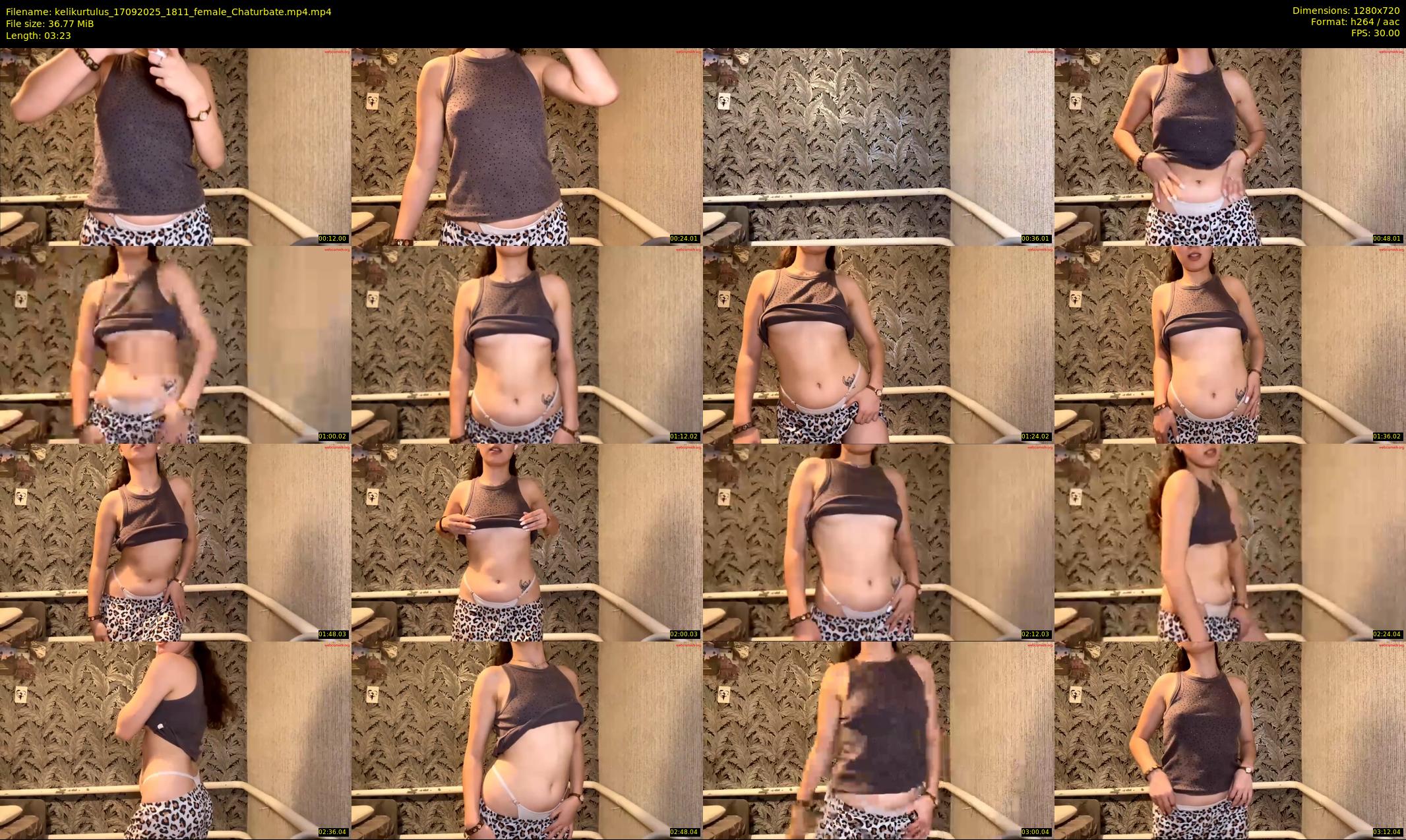 kelikurtulus — 4 minute Chaturbate female cam show recording, 720p, Sep 17, 2025