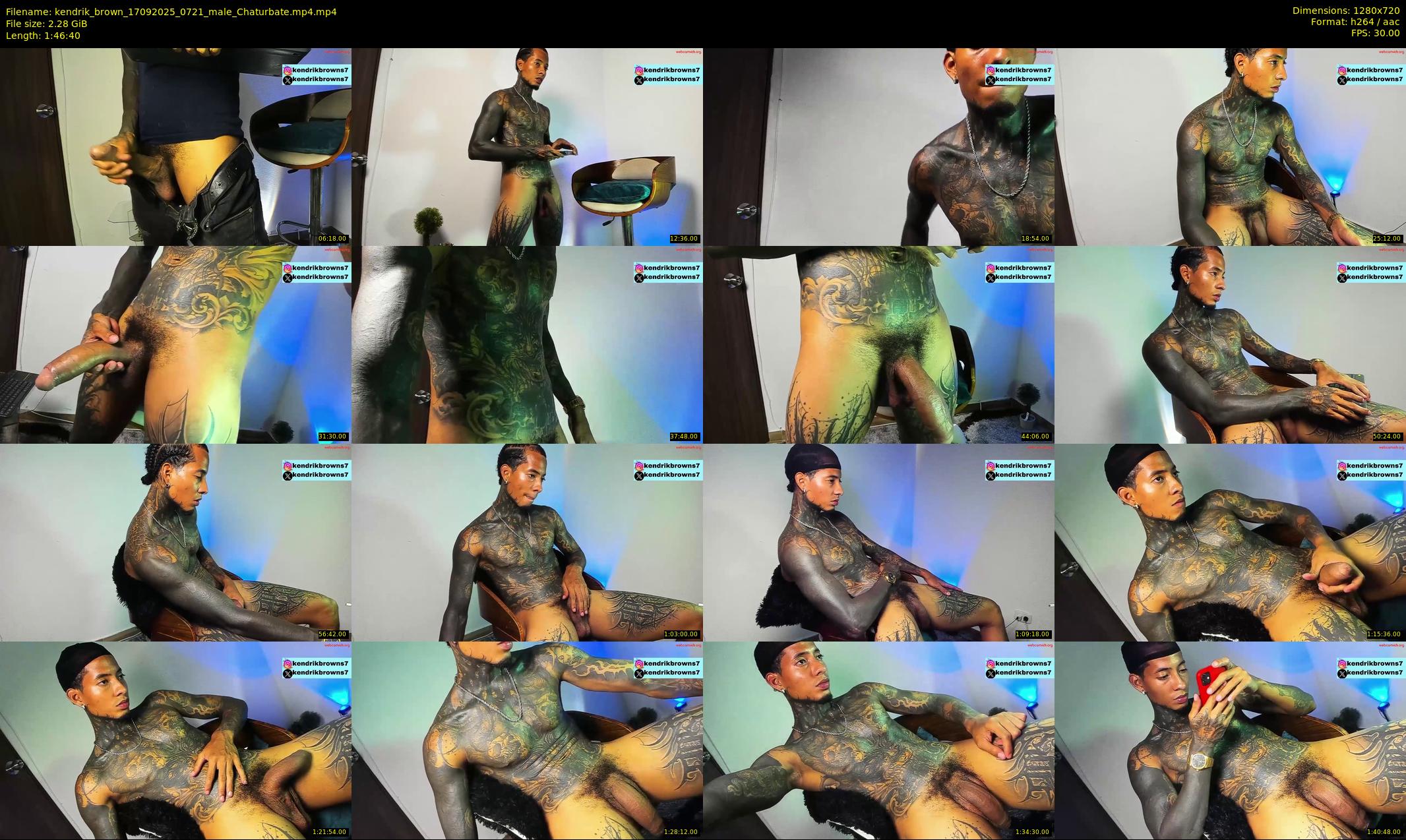 kendrik_brown — 107 minute Chaturbate male cam show recording, 720p, Sep 17, 2025