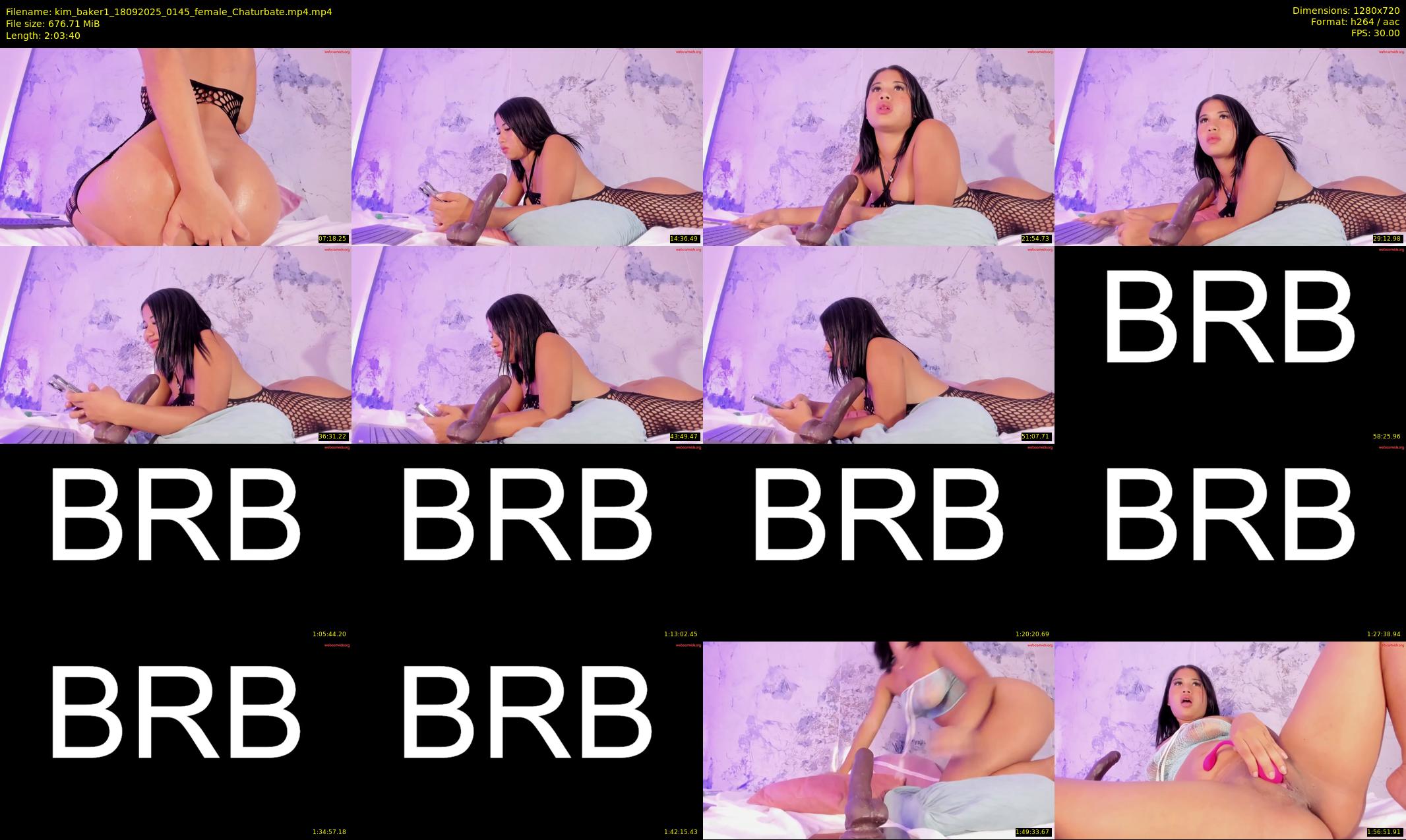 kim_baker1 — 124 minute Chaturbate female cam show recording, 720p, Sep 18, 2025