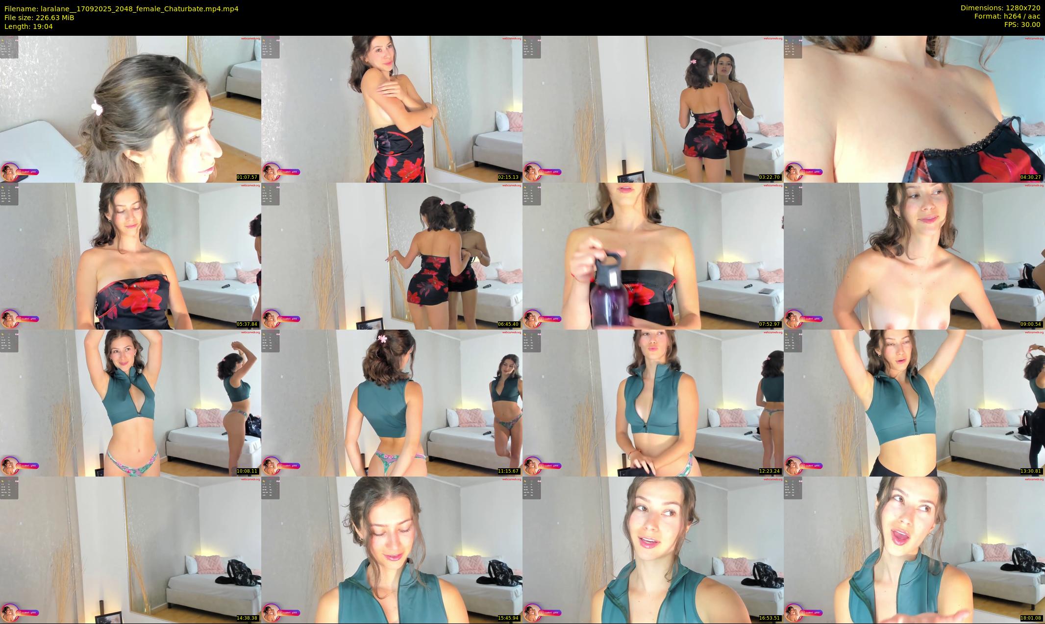 laralane_ — 20 minute Chaturbate female cam show recording, 720p, Sep 17, 2025