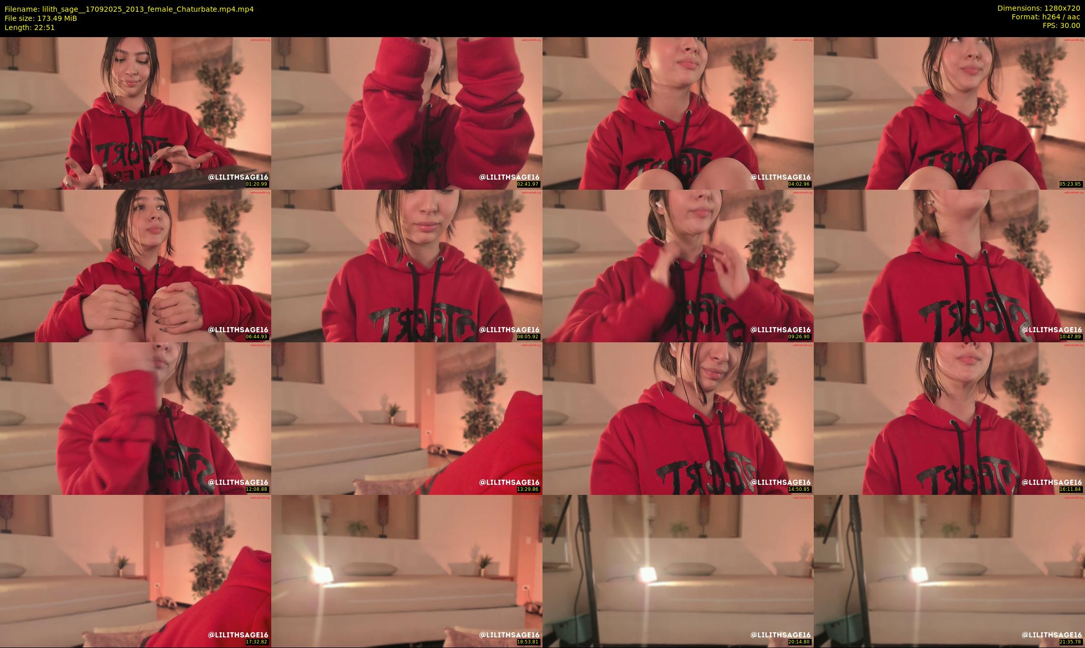 lilith_sage_ — 23 minute Chaturbate female cam show recording, 720p, Sep 17, 2025