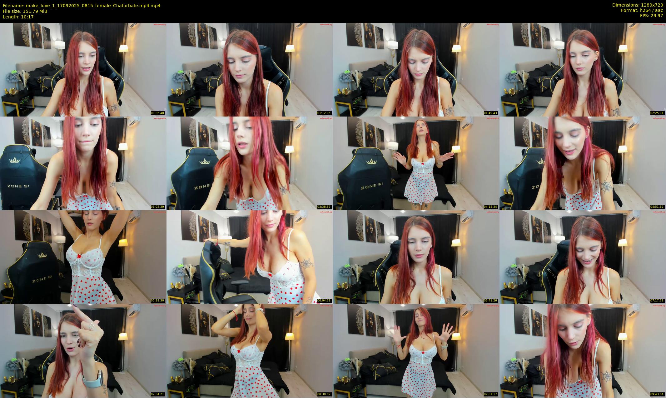 make_love_1 — 11 minute Chaturbate female cam show recording, 720p, Sep 17, 2025