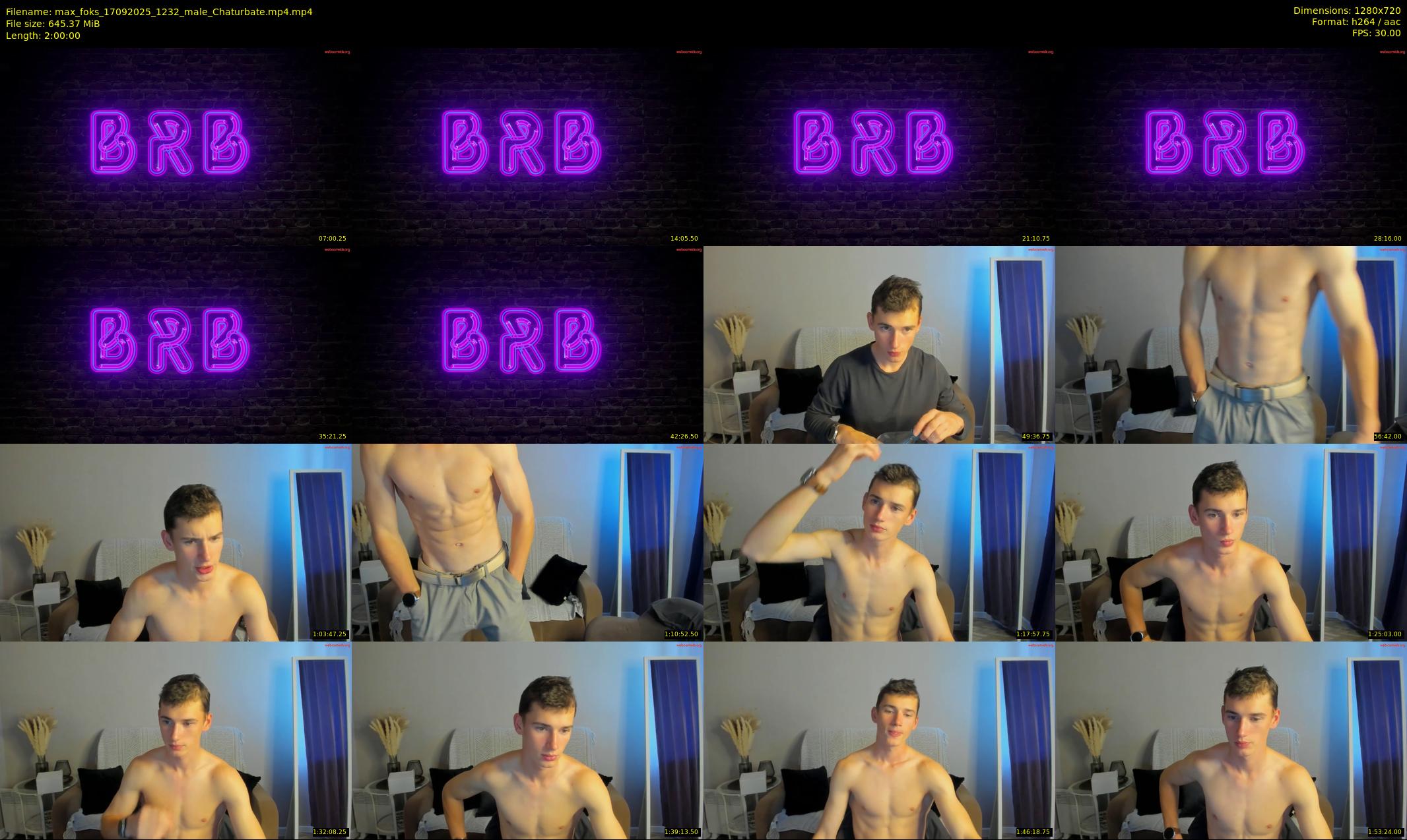 max_foks — 120 minute Chaturbate male cam show recording, 720p, Sep 17, 2025