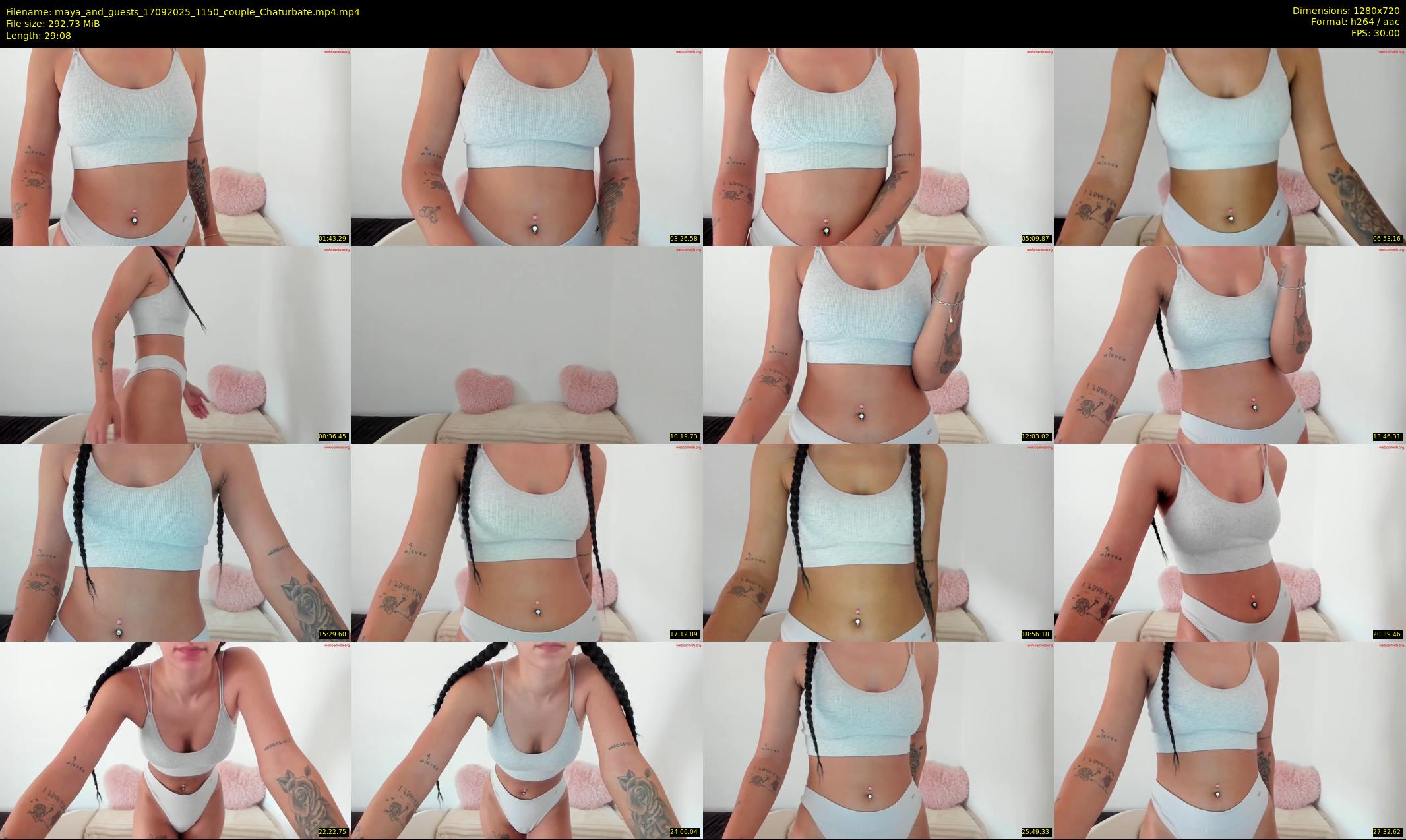 maya_and_guests — 30 minute Chaturbate couple cam show recording, 720p, Sep 17, 2025