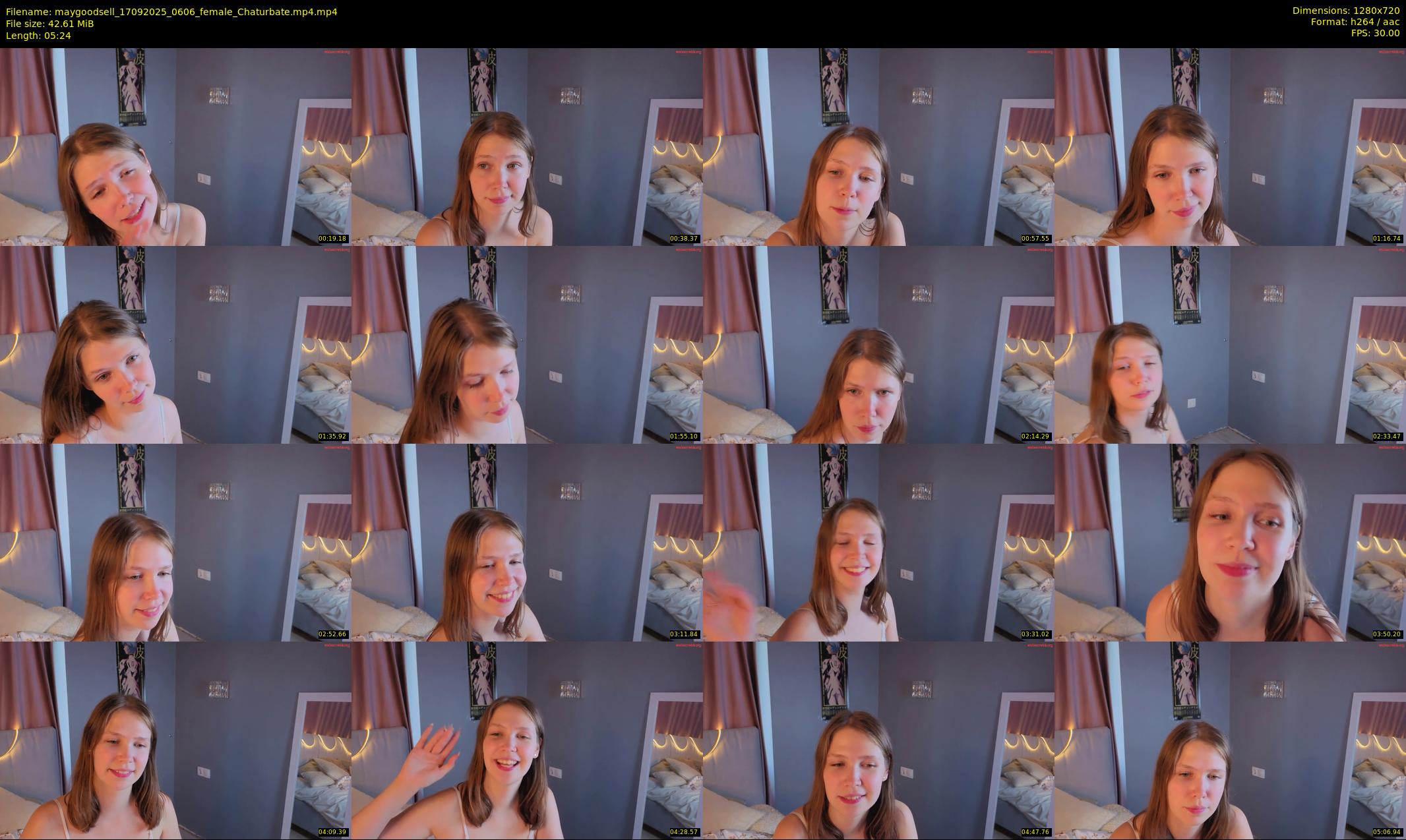 maygoodsell — 6 minute Chaturbate couple cam show recording, 720p, Sep 17, 2025