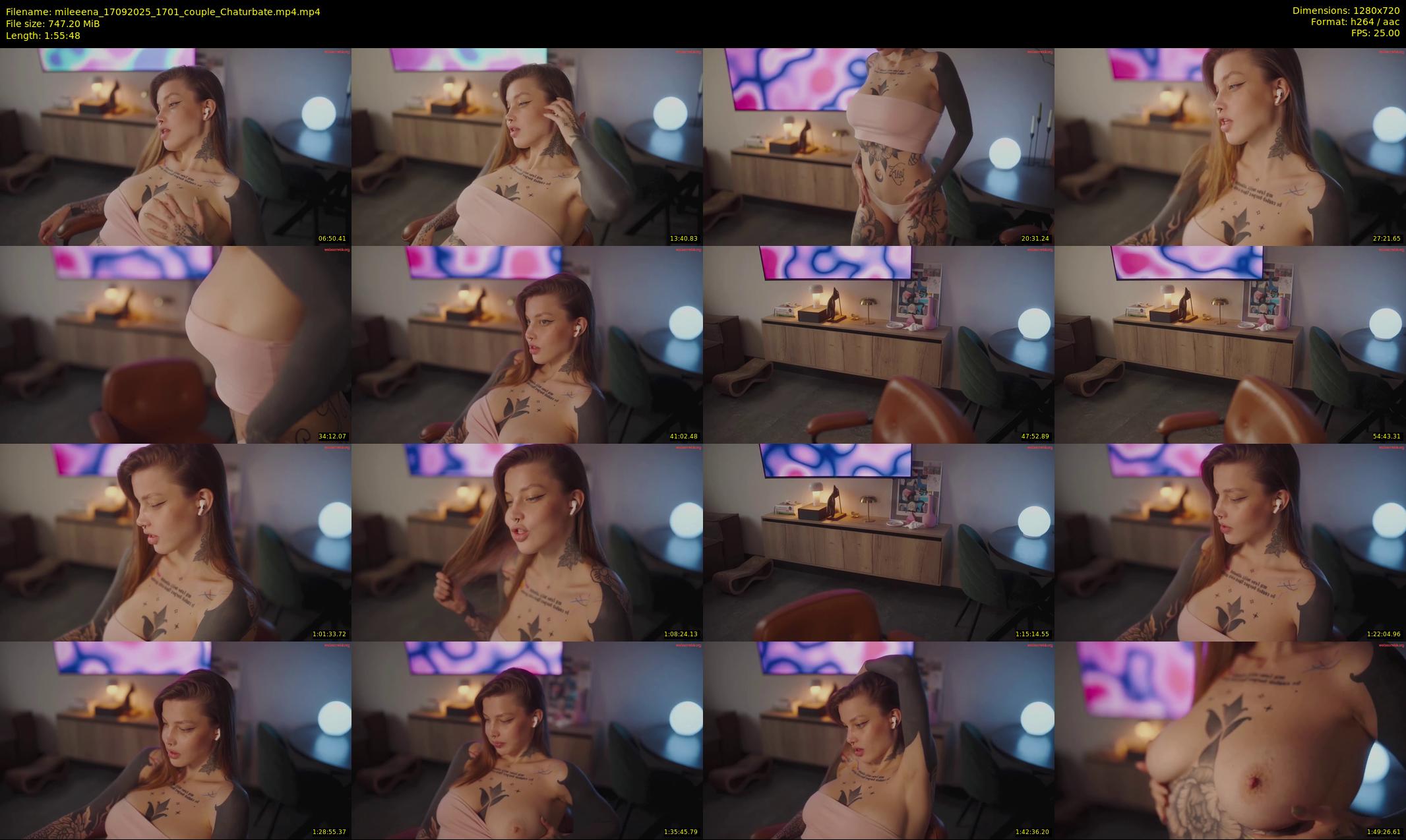 mileeena — 116 minute Chaturbate female cam show recording, 720p, Sep 17, 2025