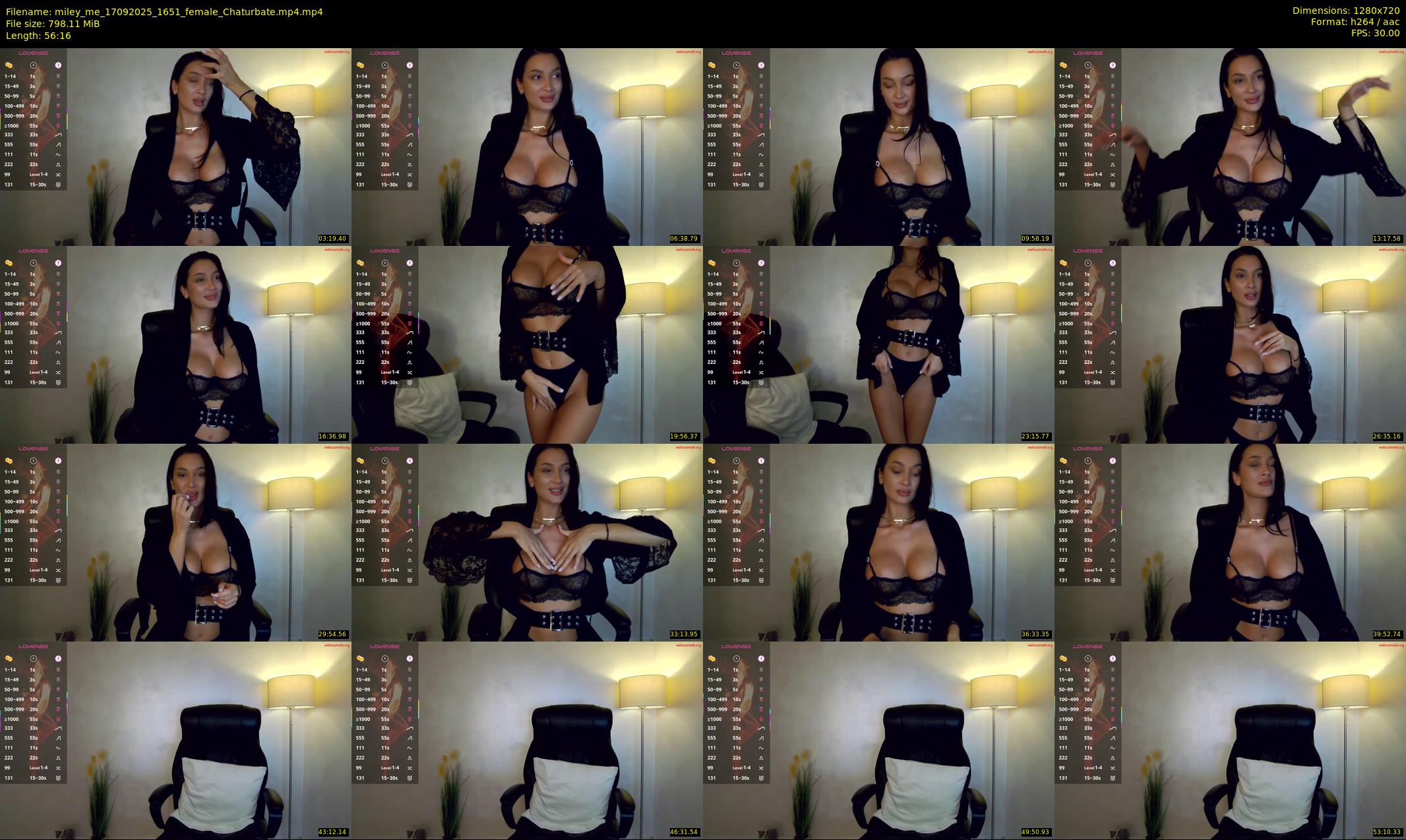miley_me — 57 minute Chaturbate female cam show recording, 720p, Sep 17, 2025