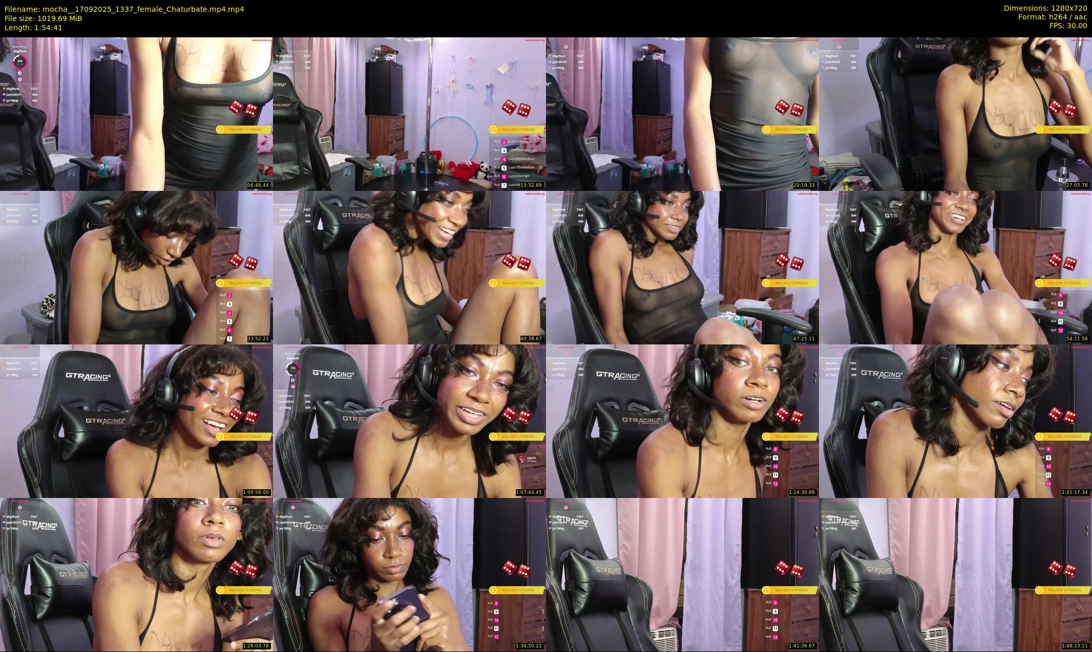 mocha_ — 115 minute Chaturbate female cam show recording, 720p, Sep 17, 2025