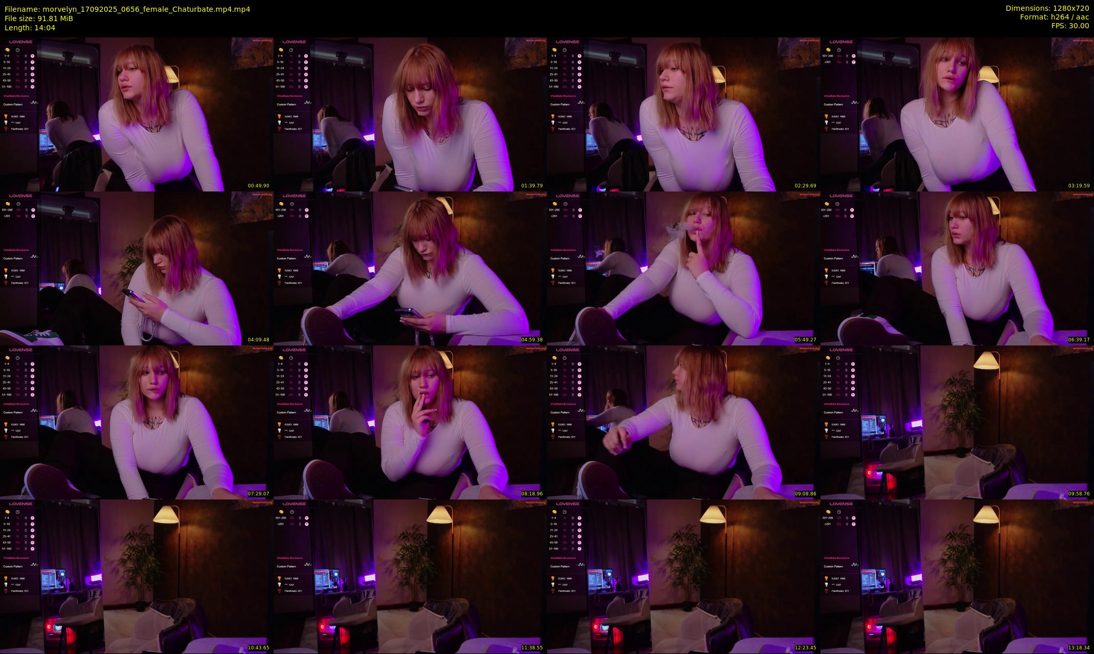 morvelyn — 15 minute Chaturbate female cam show recording, 720p, Sep 17, 2025