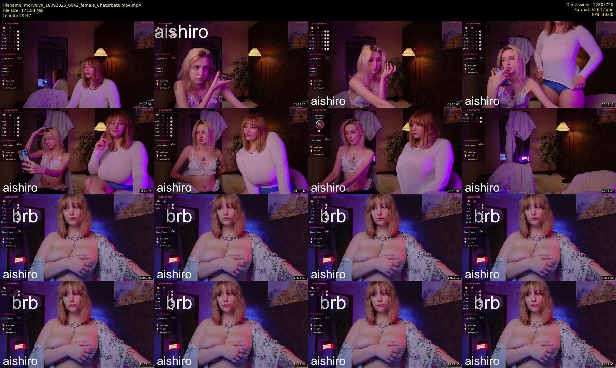 morvelyn — 30 minute Chaturbate female cam show recording, 720p, Sep 18, 2025