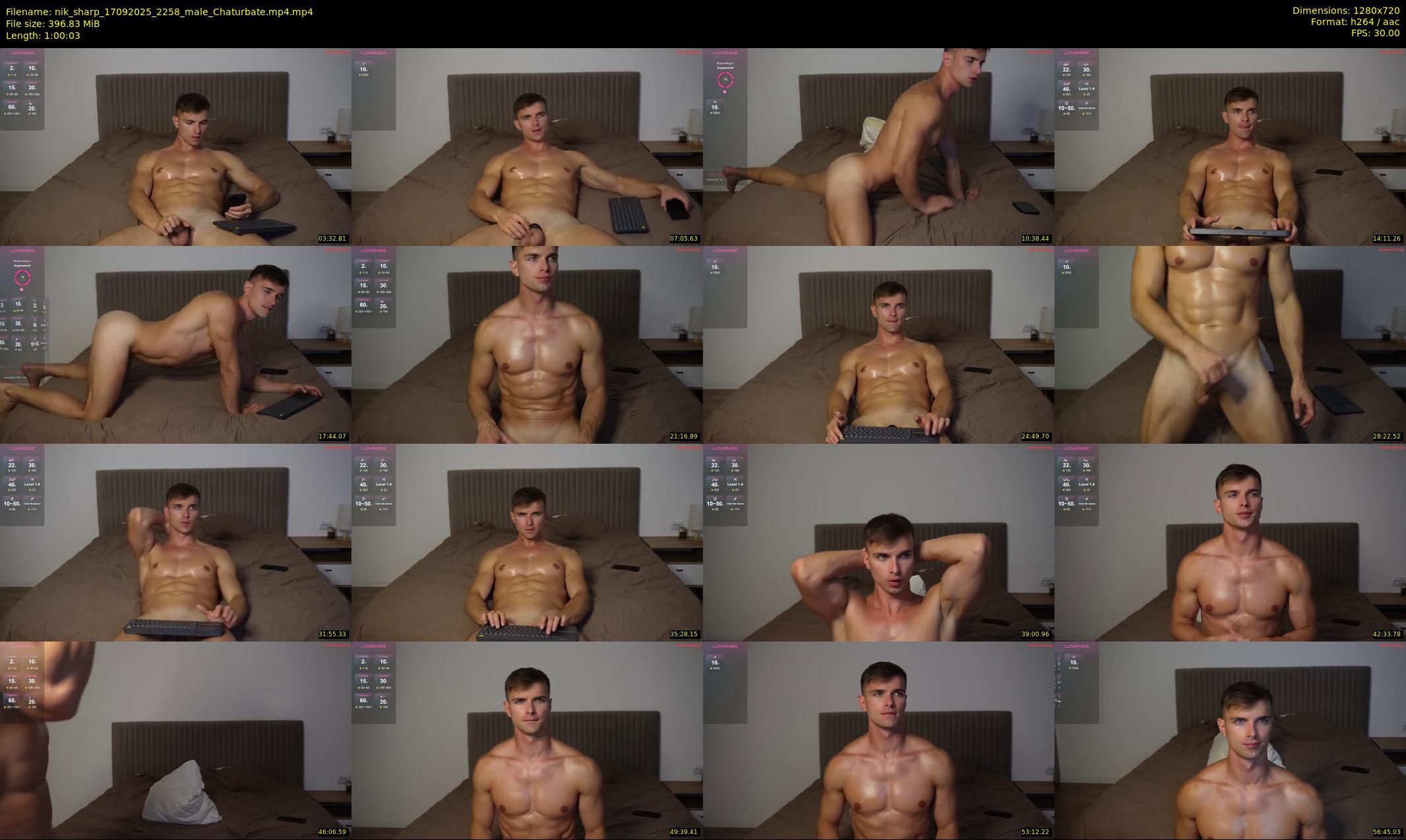 nik_sharp — 61 minute Chaturbate male cam show recording, 720p, Sep 17, 2025