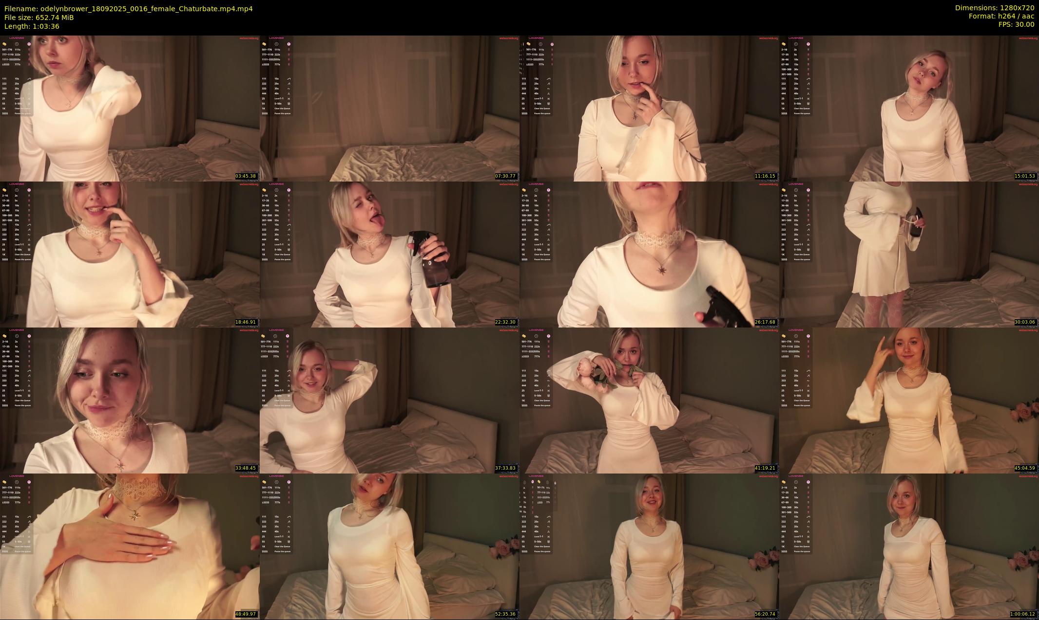 odelynbrower — 64 minute Chaturbate female cam show recording, 720p, Sep 18, 2025