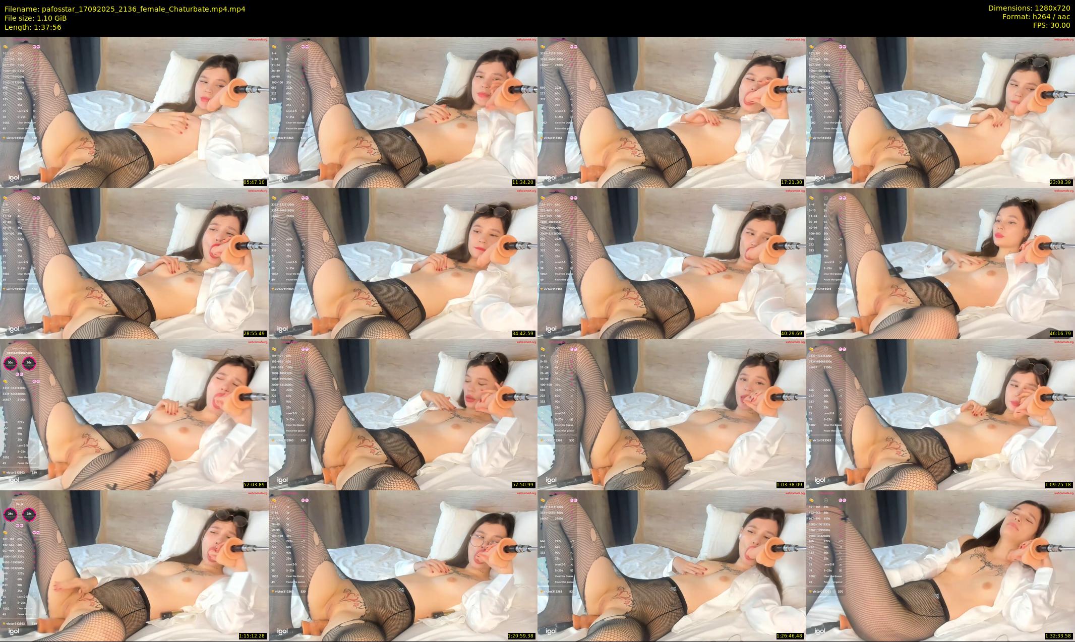 pafosstar — 98 minute Chaturbate female cam show recording, 720p, Sep 17, 2025